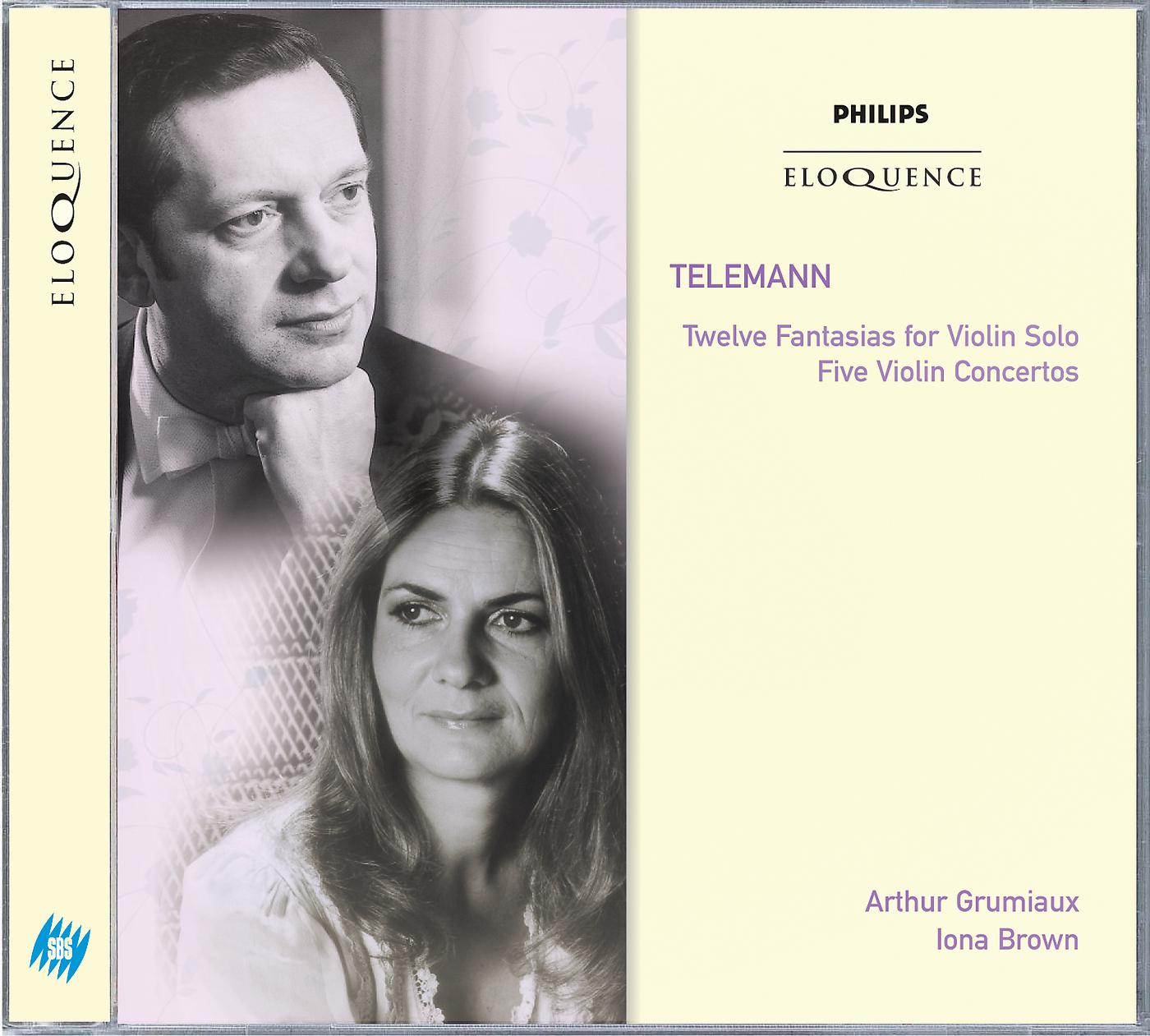 Постер альбома Telemann: Twelve Fantasias for Violin Solo; Five Violin Concertos