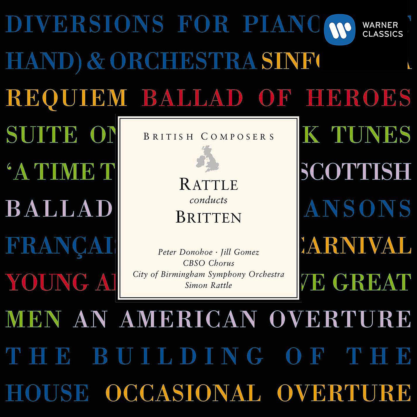 Постер альбома Rattle conducts Britten