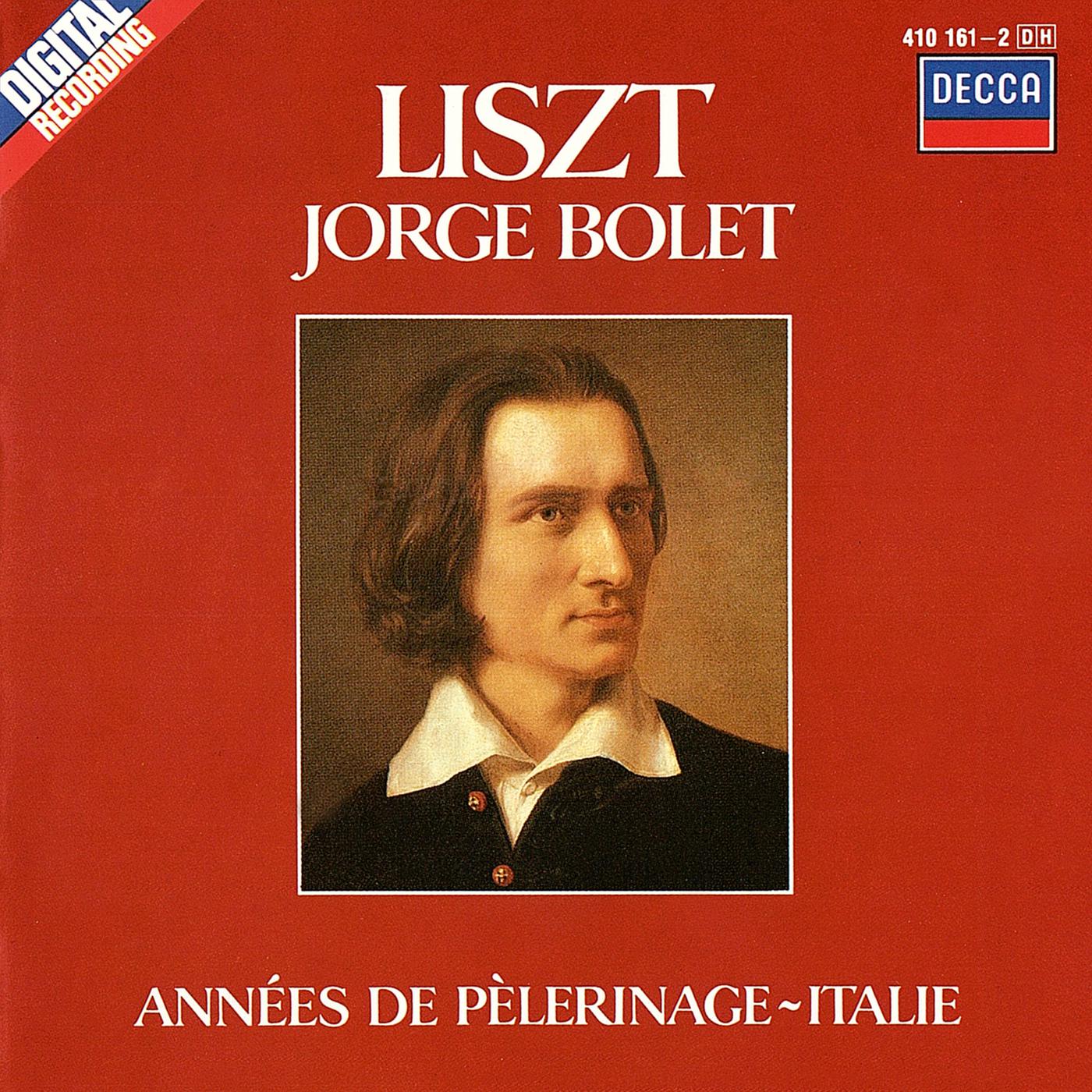 Постер альбома Liszt: Piano Works Vol. 4 - Années de Pèlerinage - Italie