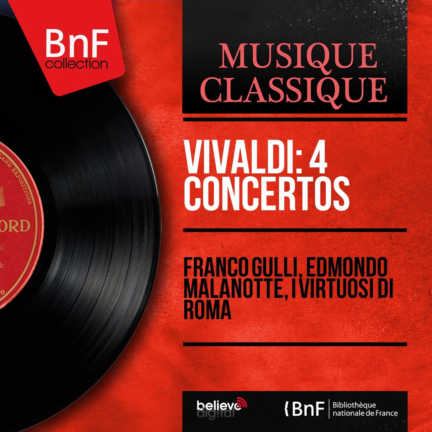 Постер альбома Vivaldi: 4 Concertos (Mono Version)