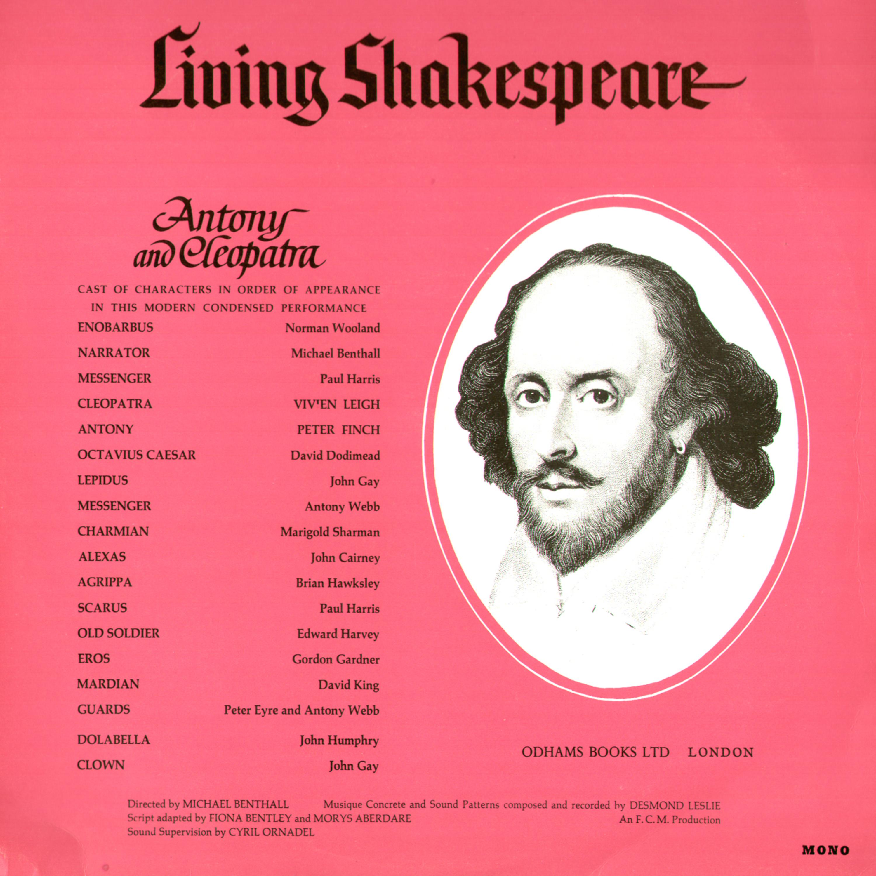 Постер альбома Shakespeare's Anthony and Cleopatra