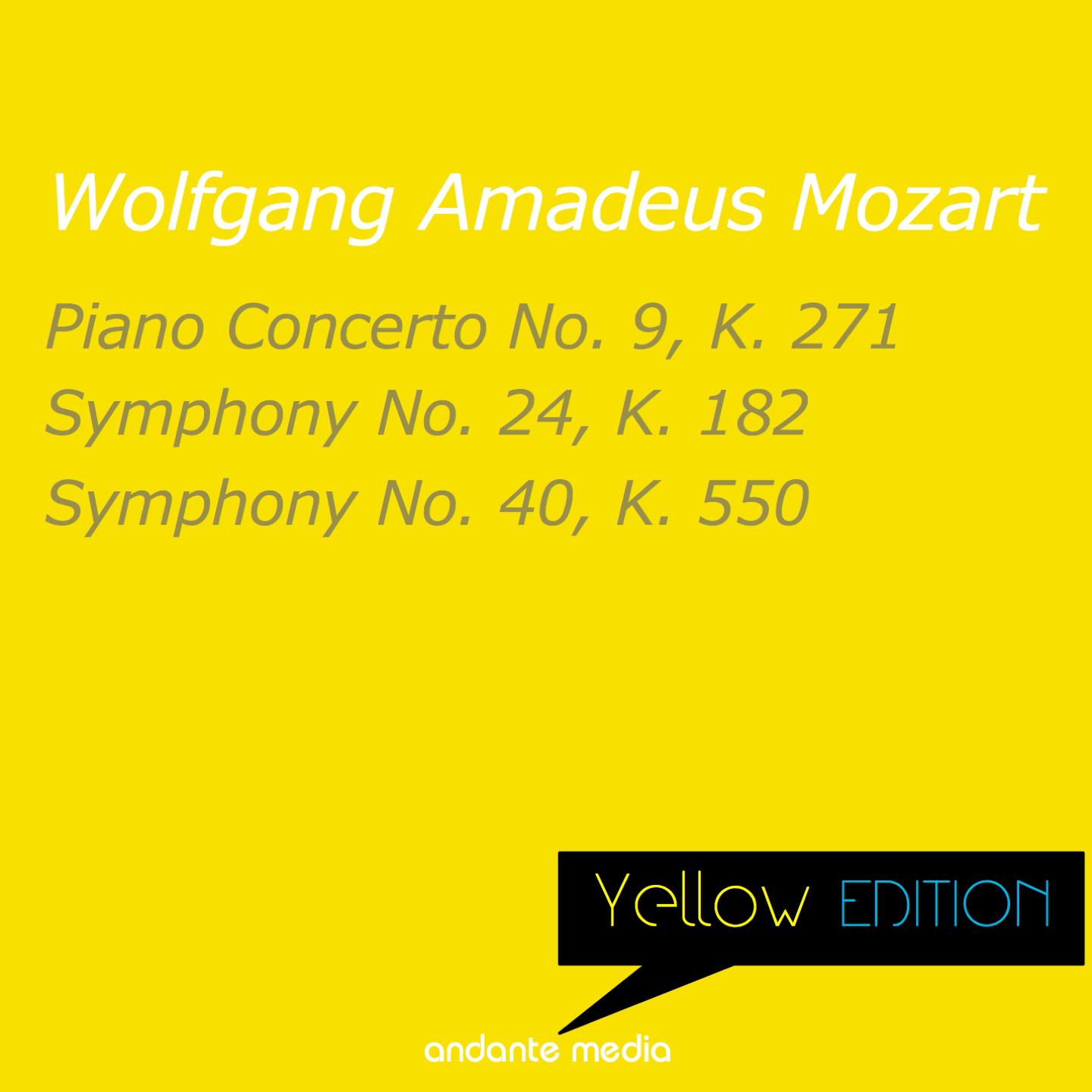 Постер альбома Yellow Edition - Mozart: Piano Concerto No. 9, K. 271 & Symphonies Nos. 24, 40