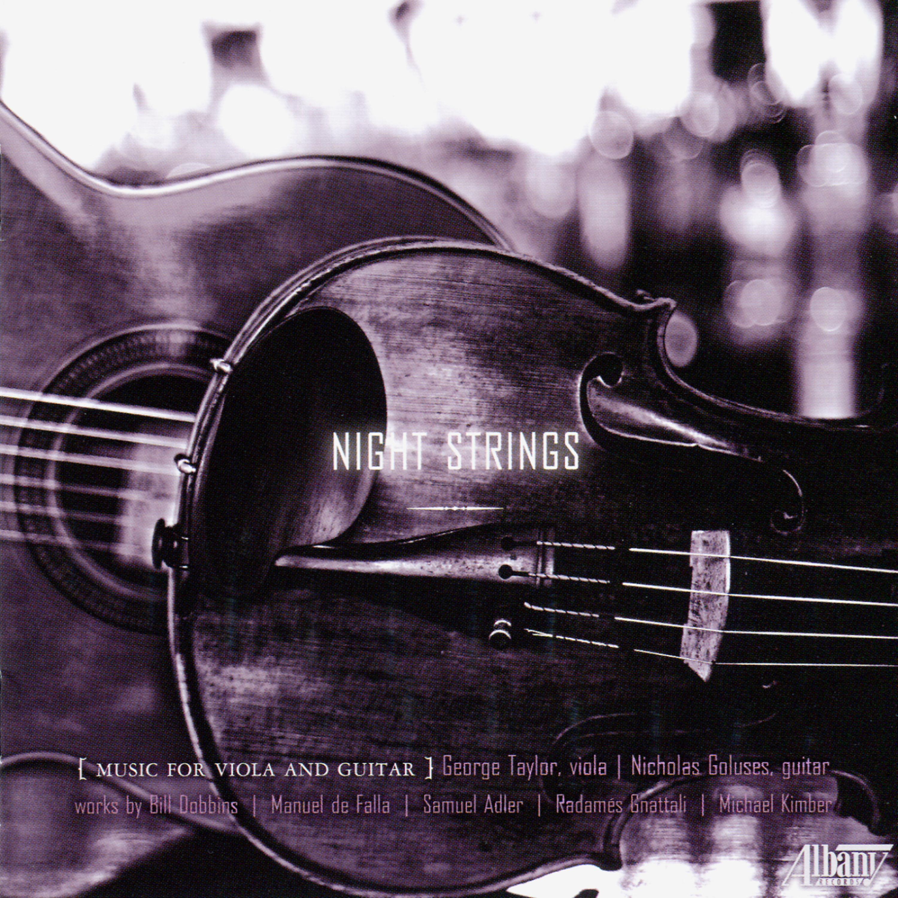 Постер альбома Night Strings: Music for Viola and Guitar