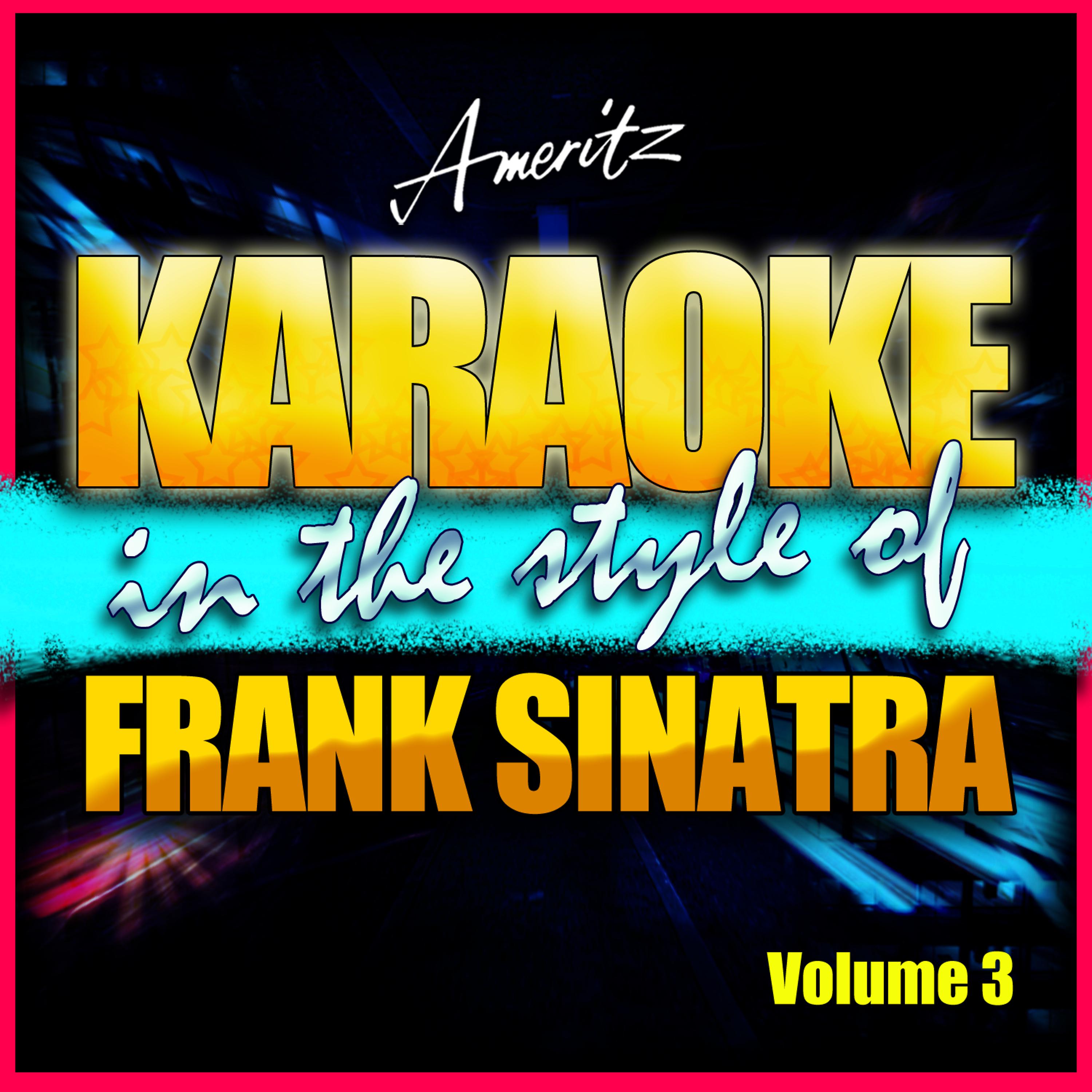 Постер альбома Karaoke - Frank Sinatra Vol. 3
