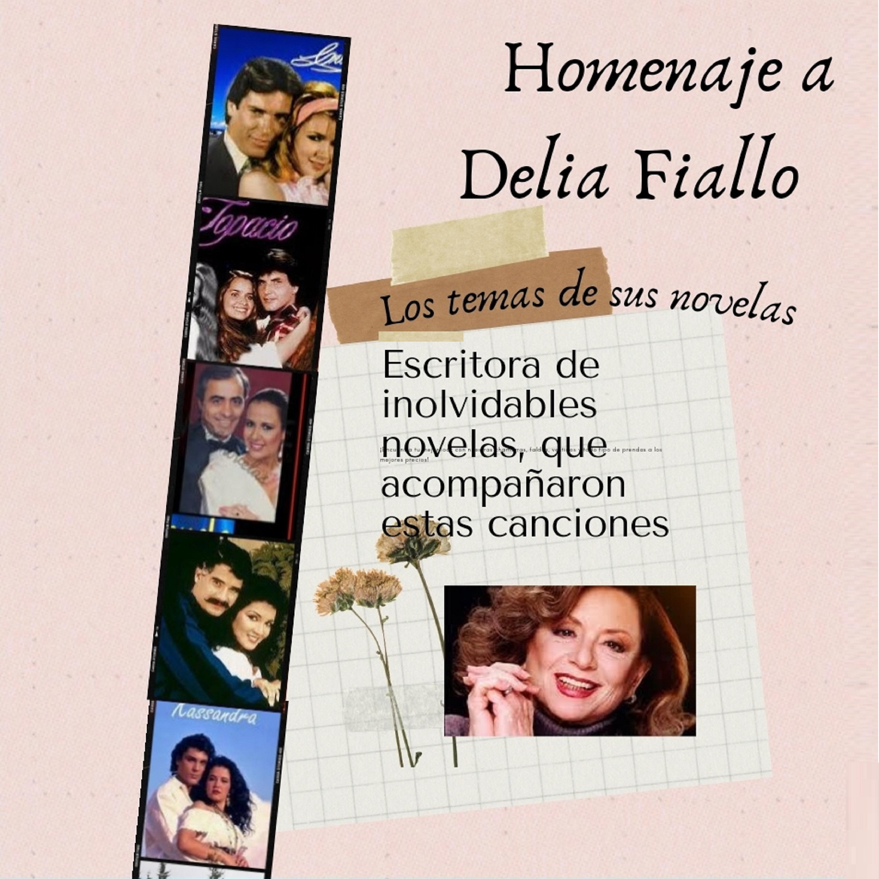 Постер альбома Homenaje a Delia Fiallo (Los Temas de Sus Novelas)