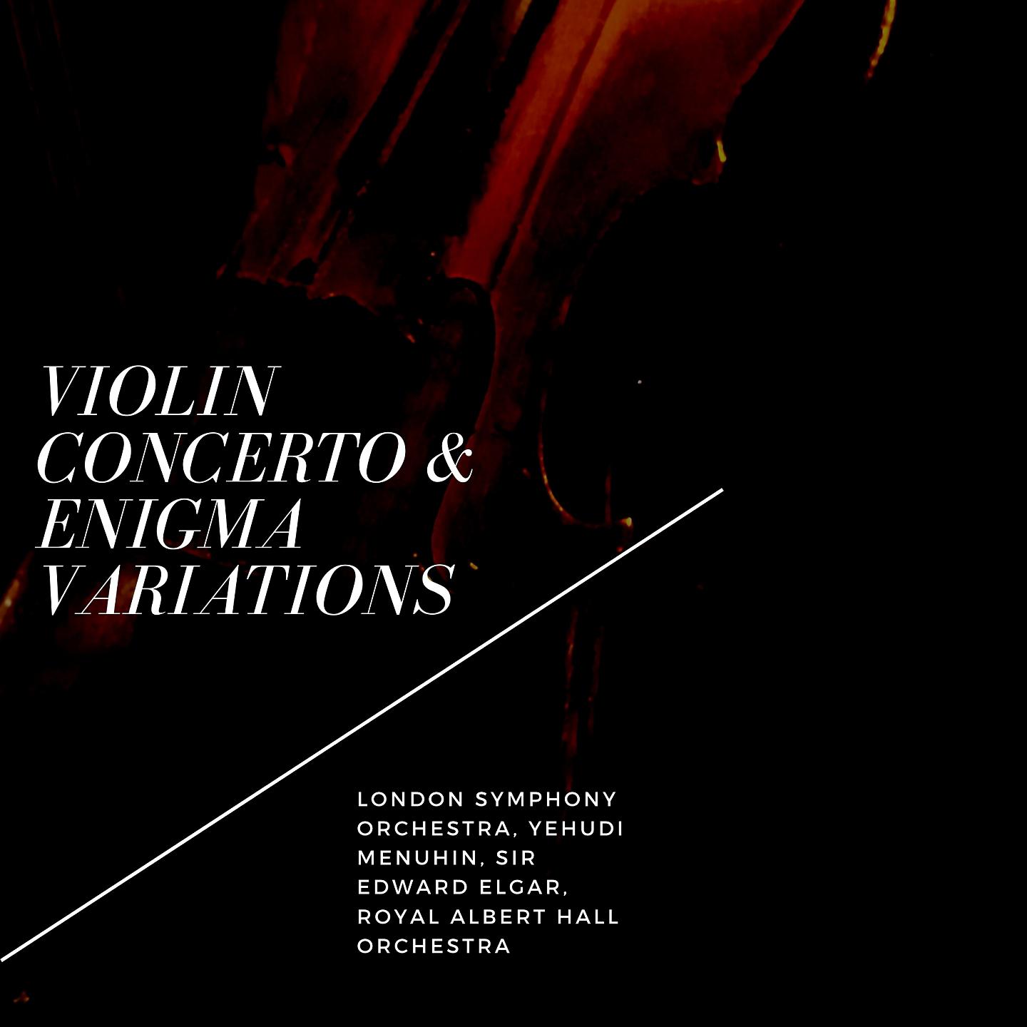 Постер альбома Violin Concerto & Enigma Variations