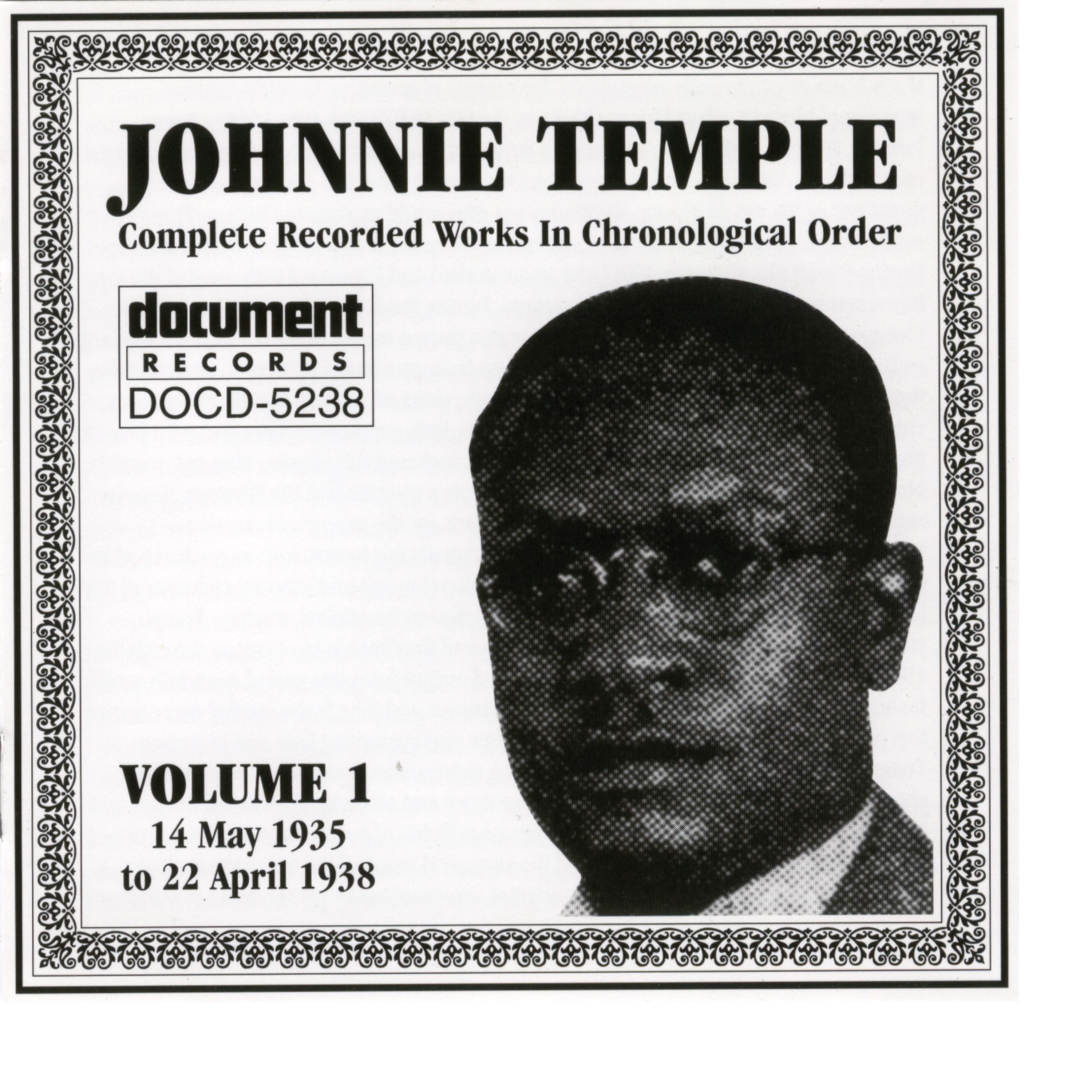 Постер альбома Johnnie Temple Vol. 1 1935-1938