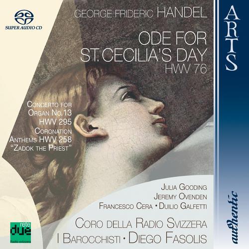 Постер альбома Handel: Ode for St. Cecilia's Day, HWV 76, Concerto for Organ No. 13, HWV 295 & Coronation Anthems, HWV 258 "Zadok the Priest"