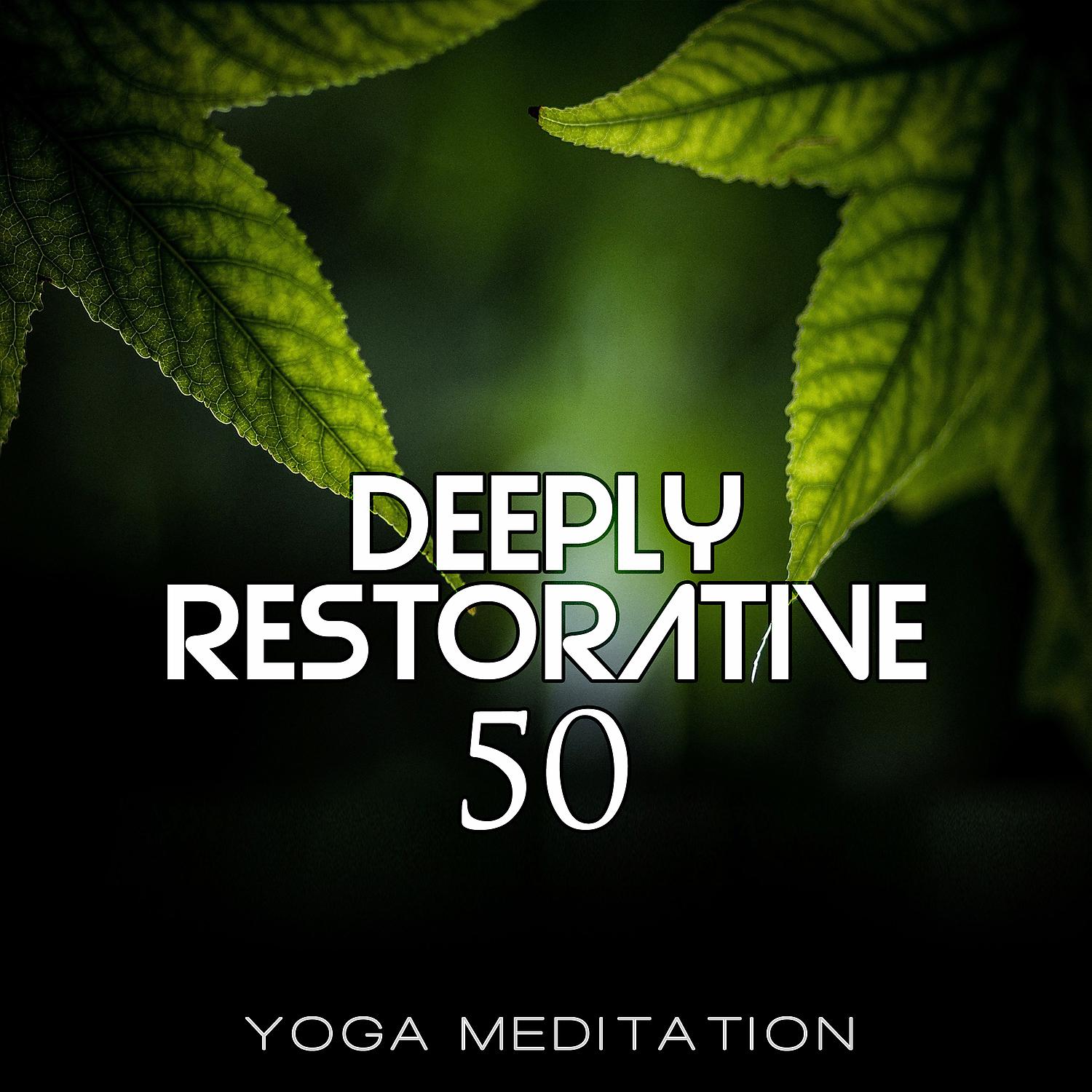 Постер альбома Deeply Restorative Yoga Meditation: 50 Chakra Healing Songs for Deep Calm Spirituality and Kundalini Awakening