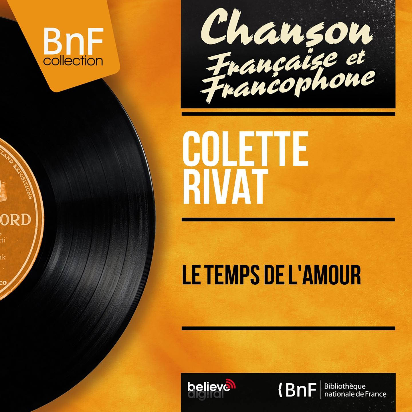 Постер альбома Le temps de l'amour (Mono Version)