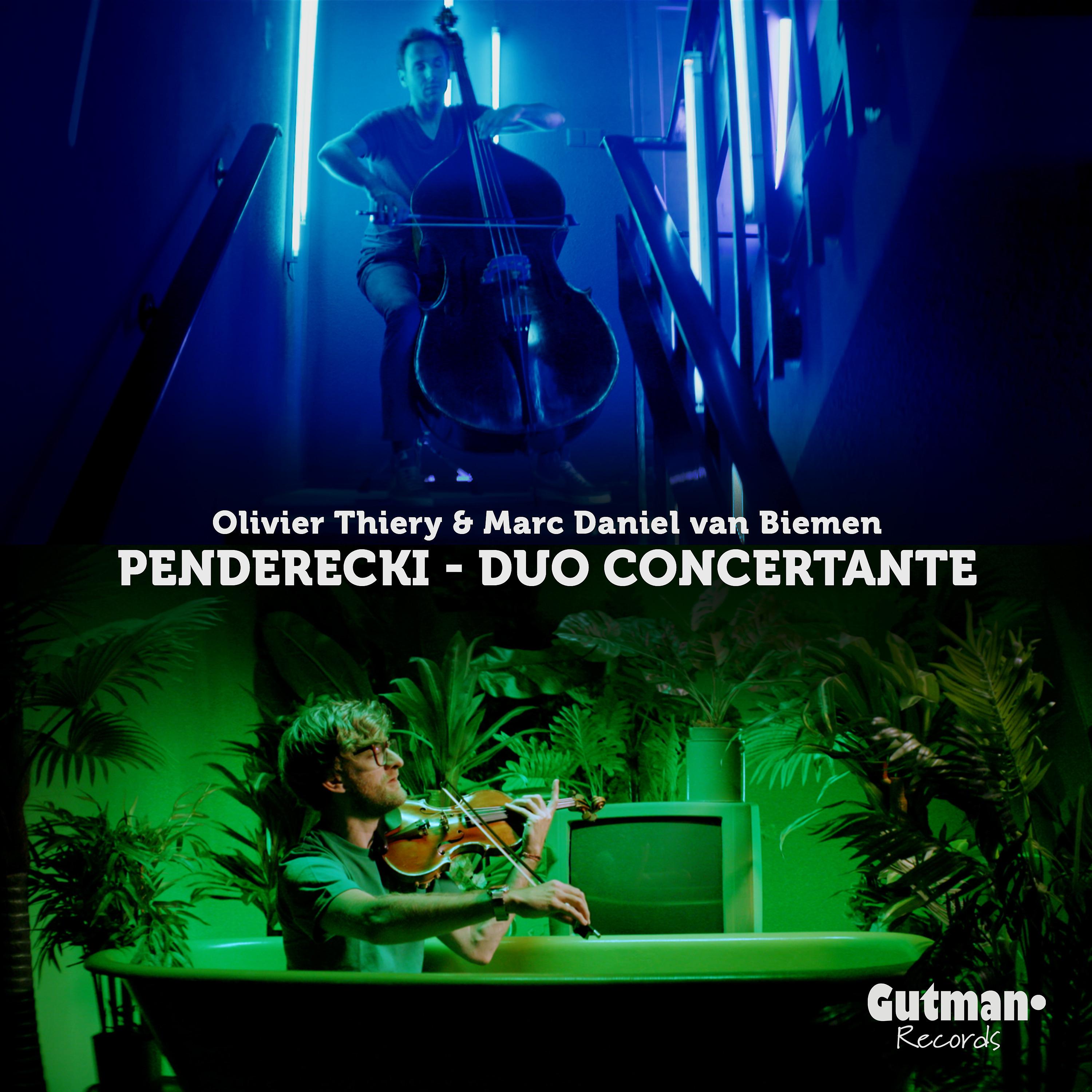 Постер альбома Duo concertante per violino e contrabbasso