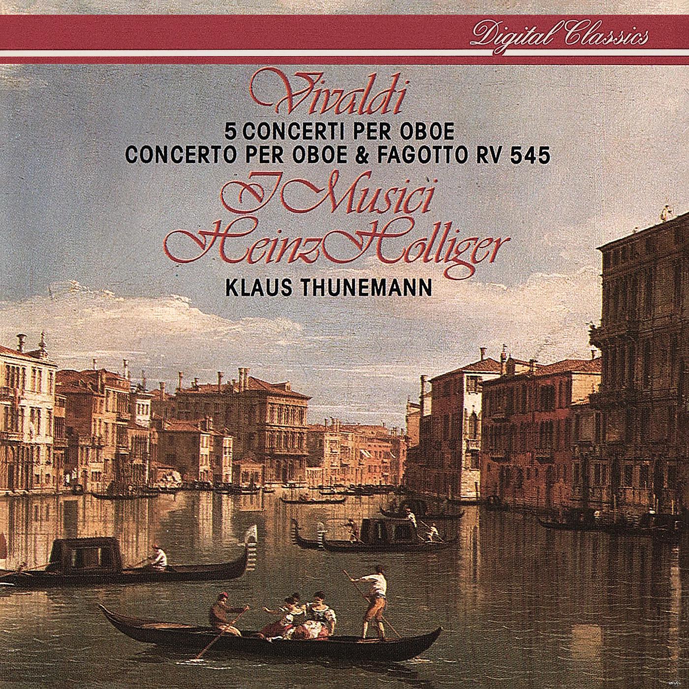 Постер альбома Vivaldi: 6 Concertos for Oboe & Strings