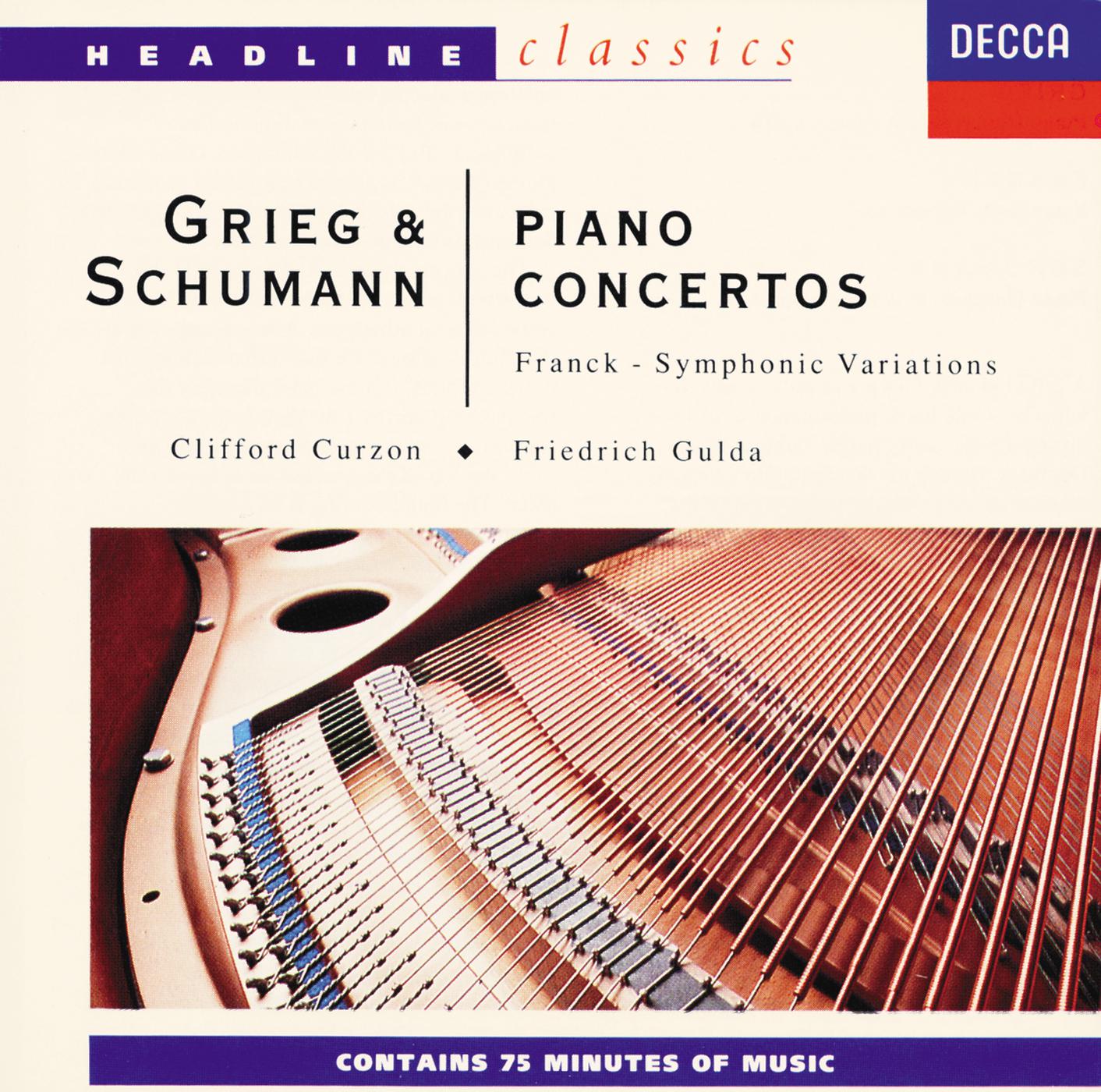 Постер альбома Grieg/Schumann/Franck: Piano Concertos/Symphonic Variations