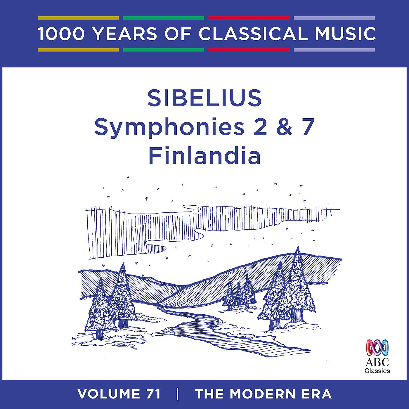 Постер альбома Sibelius: Symphonies Nos. 2 & 7 - Finlandia