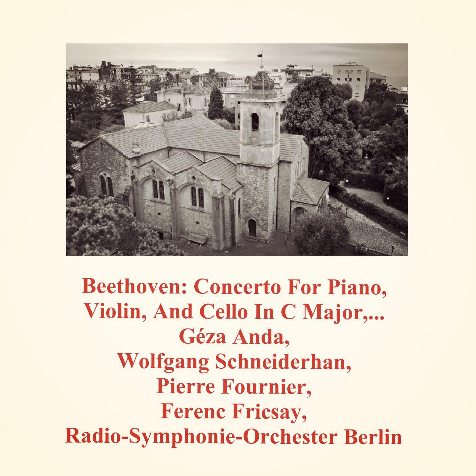 Постер альбома Beethoven: Concerto for Piano, Violin, and Cello in C Major, Op.56