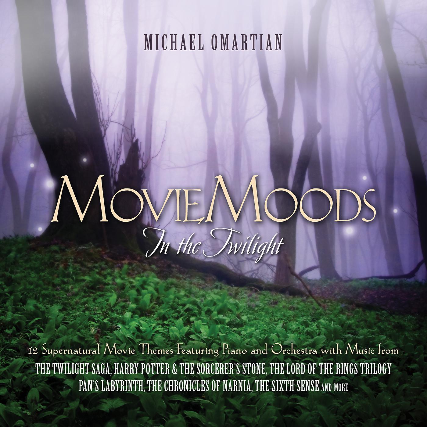 Постер альбома Movie Moods: In The Twilight - 12 Supernatural Movie Themes Featuring Piano And Orchestra