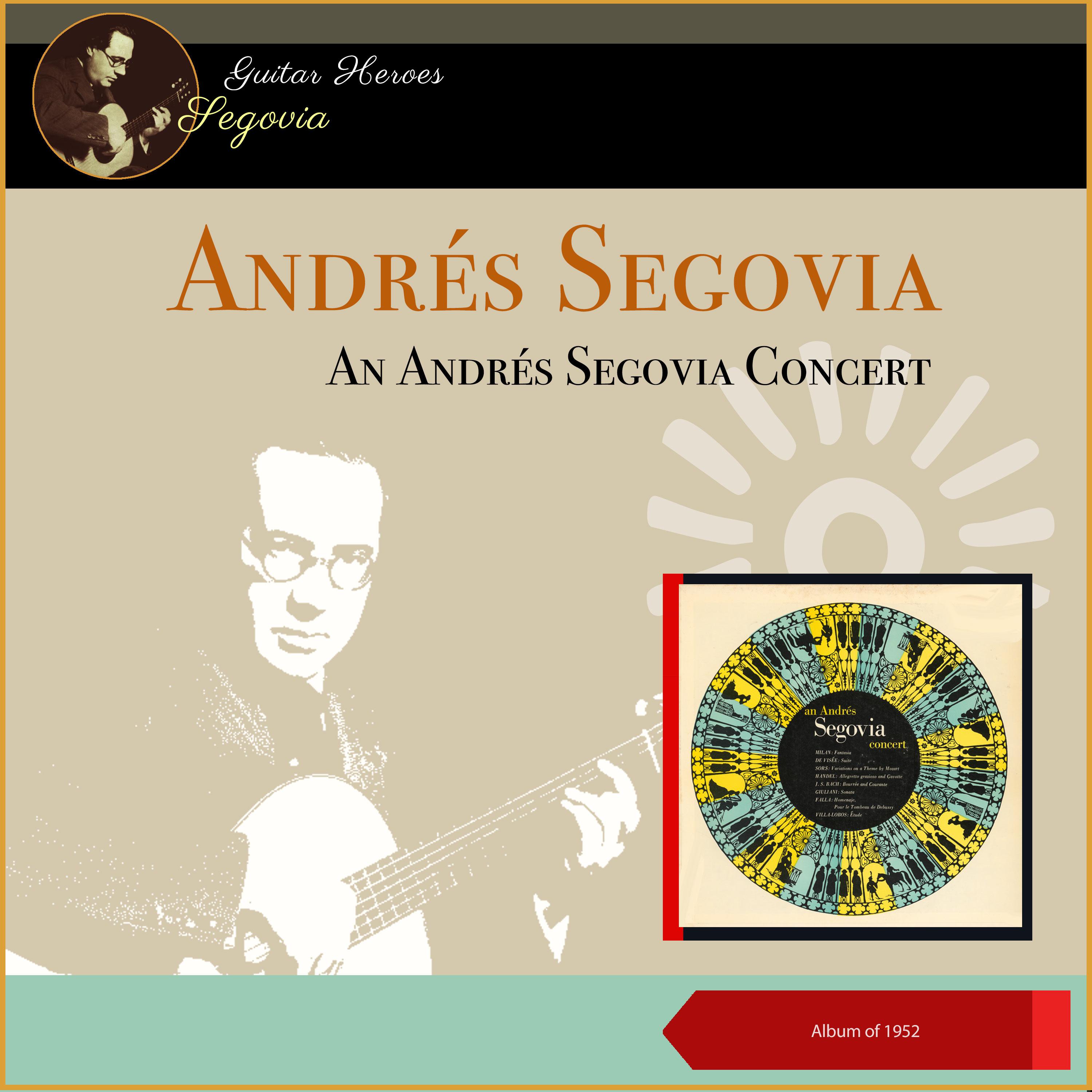 Постер альбома An Andrés Segovia Concert