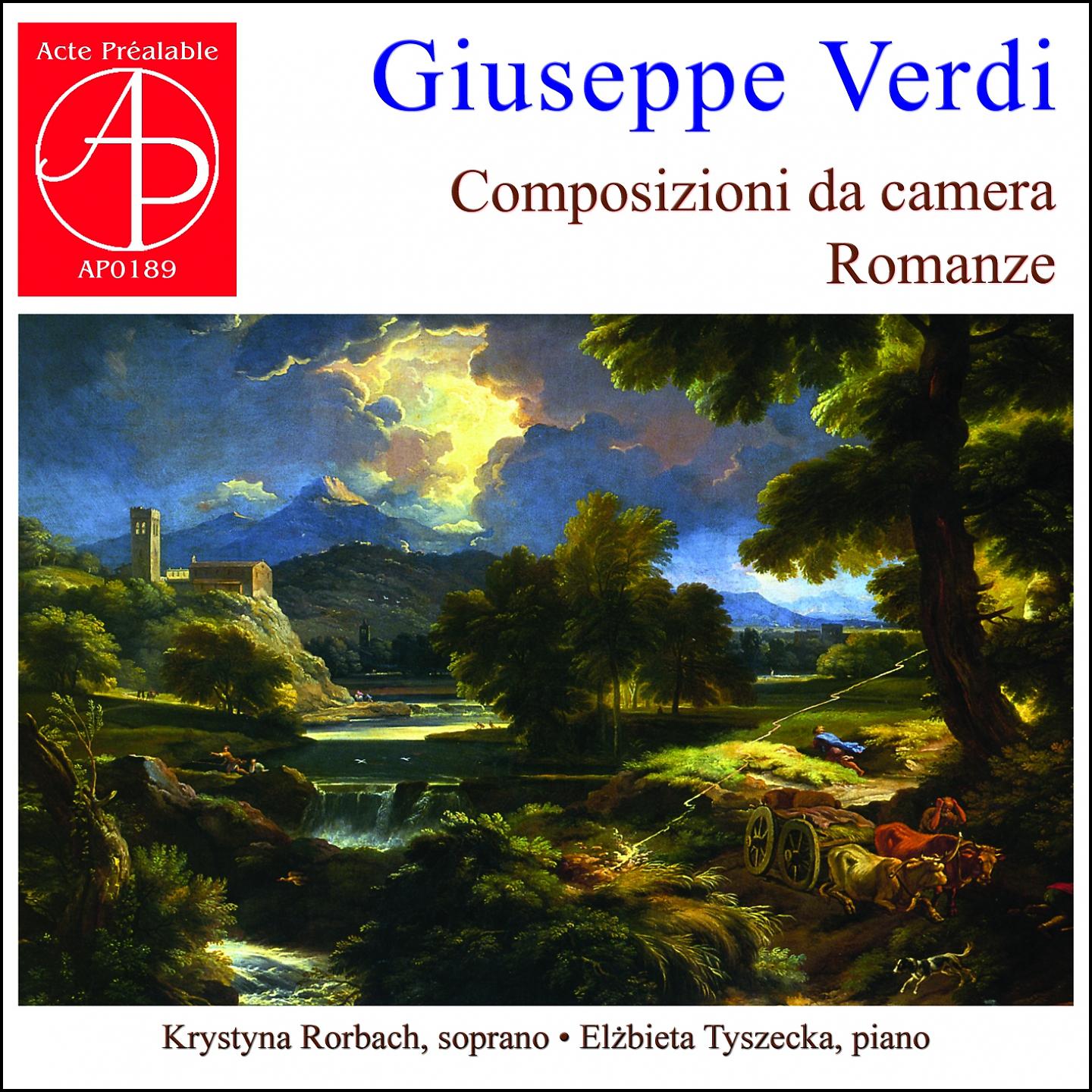 Постер альбома Giuseppe verdi - composizioni da camera • romanze