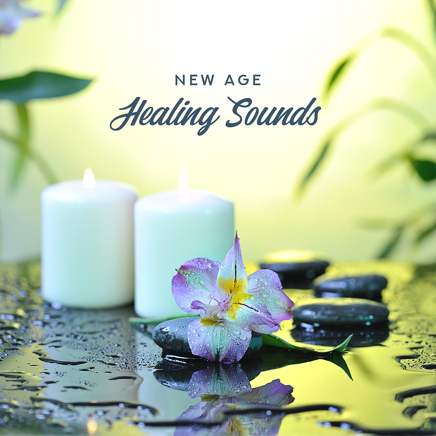 Постер альбома New Age Healing Sounds – 15 Tracks for Meditation, Massage, Sleep, Spa & Yoga