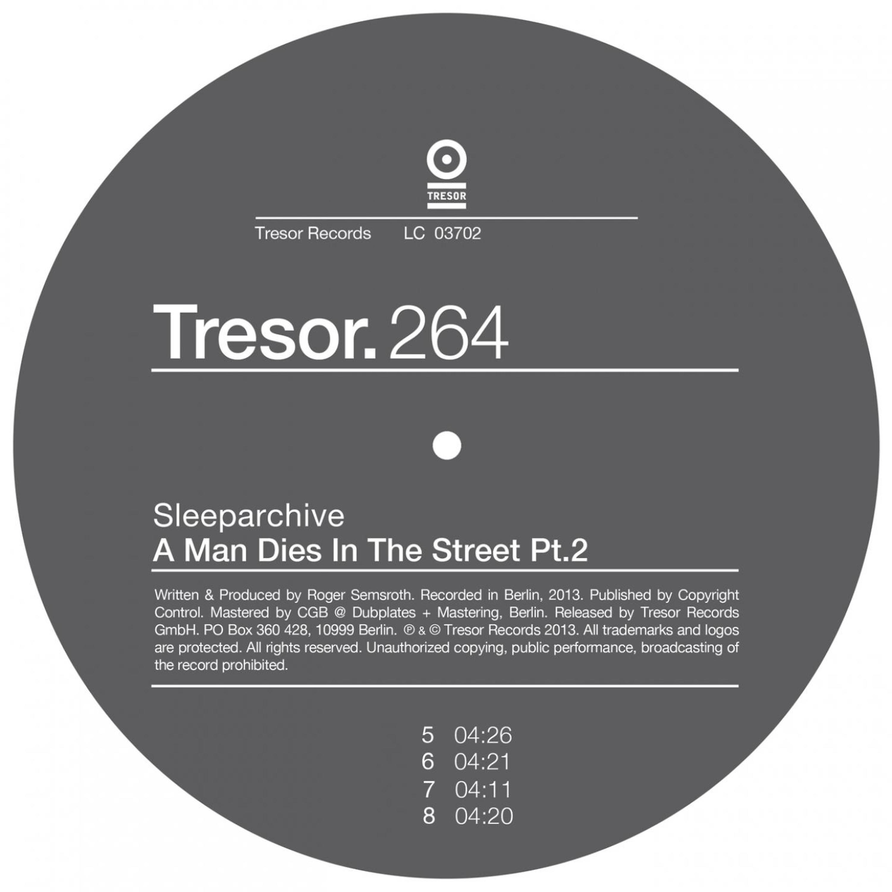 Постер альбома A Man Dies in the Street, Pt. 2