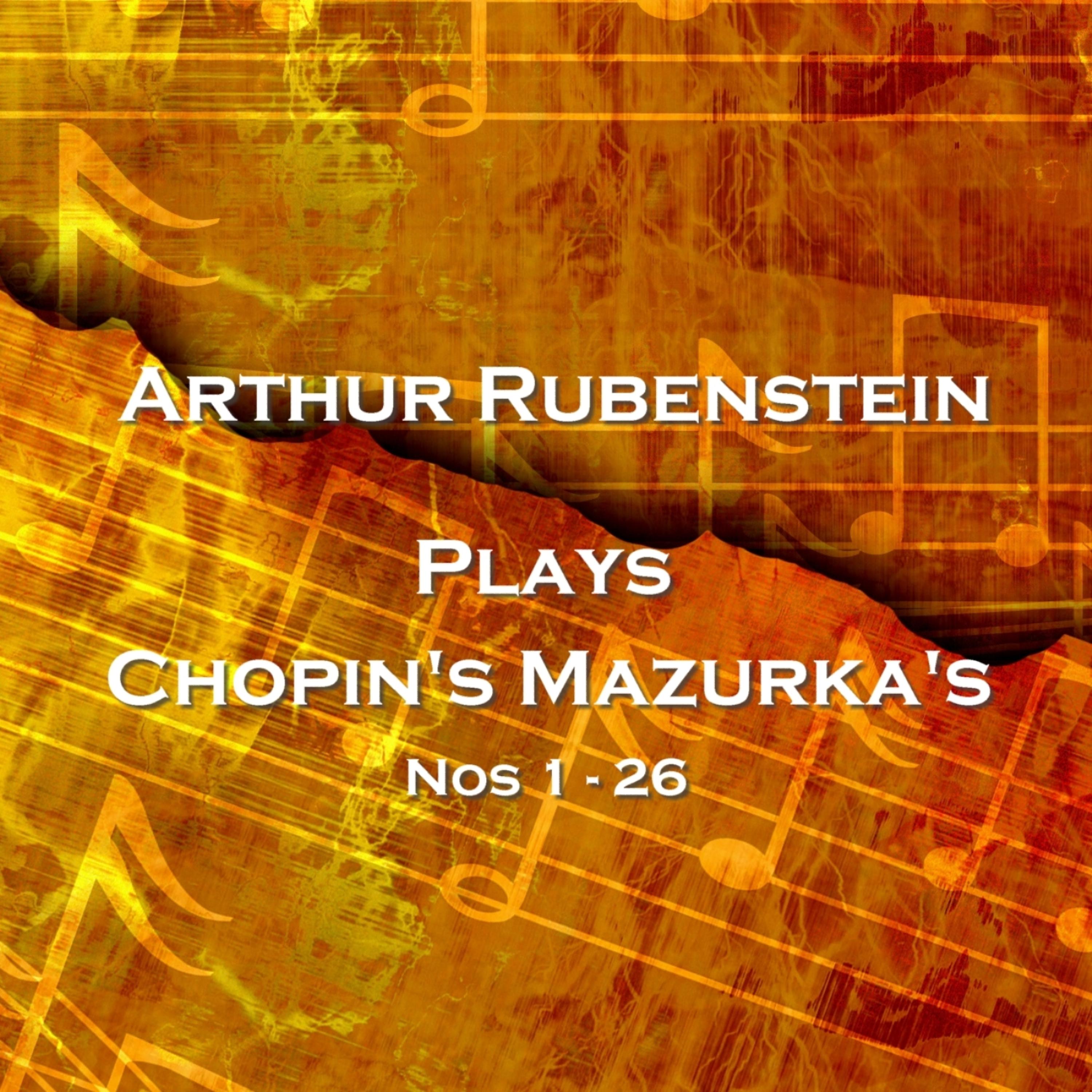 Постер альбома Plays Chopin's Mazurka's 1 - 26