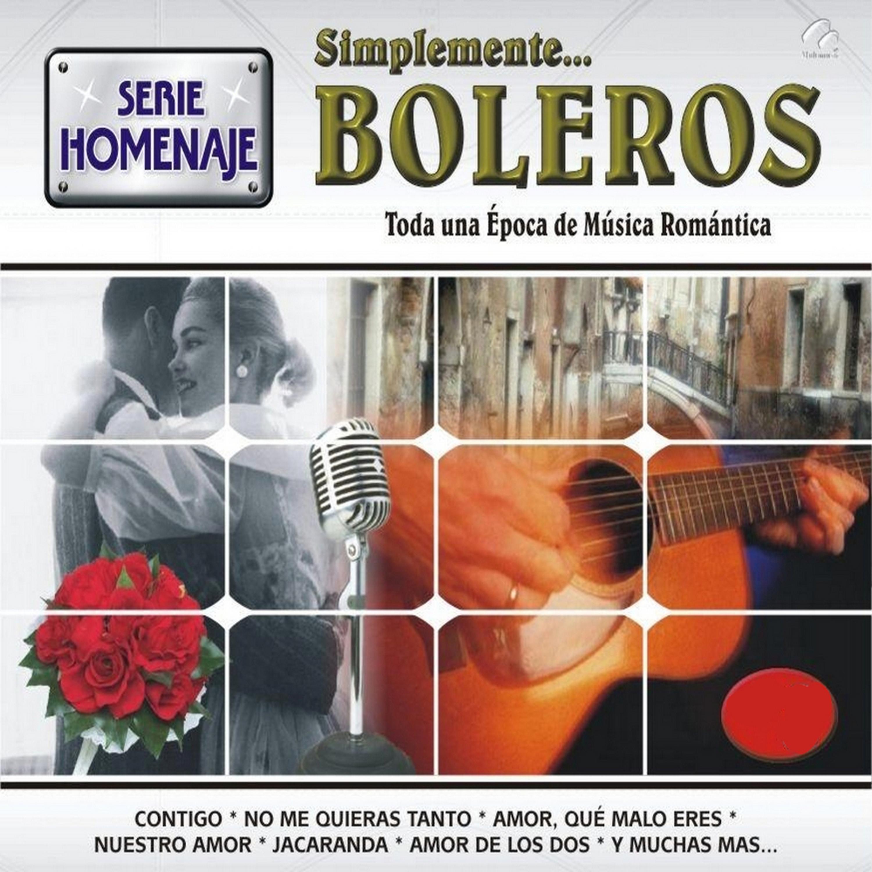 Постер альбома Serie Homenaje Simplemente... Boleros