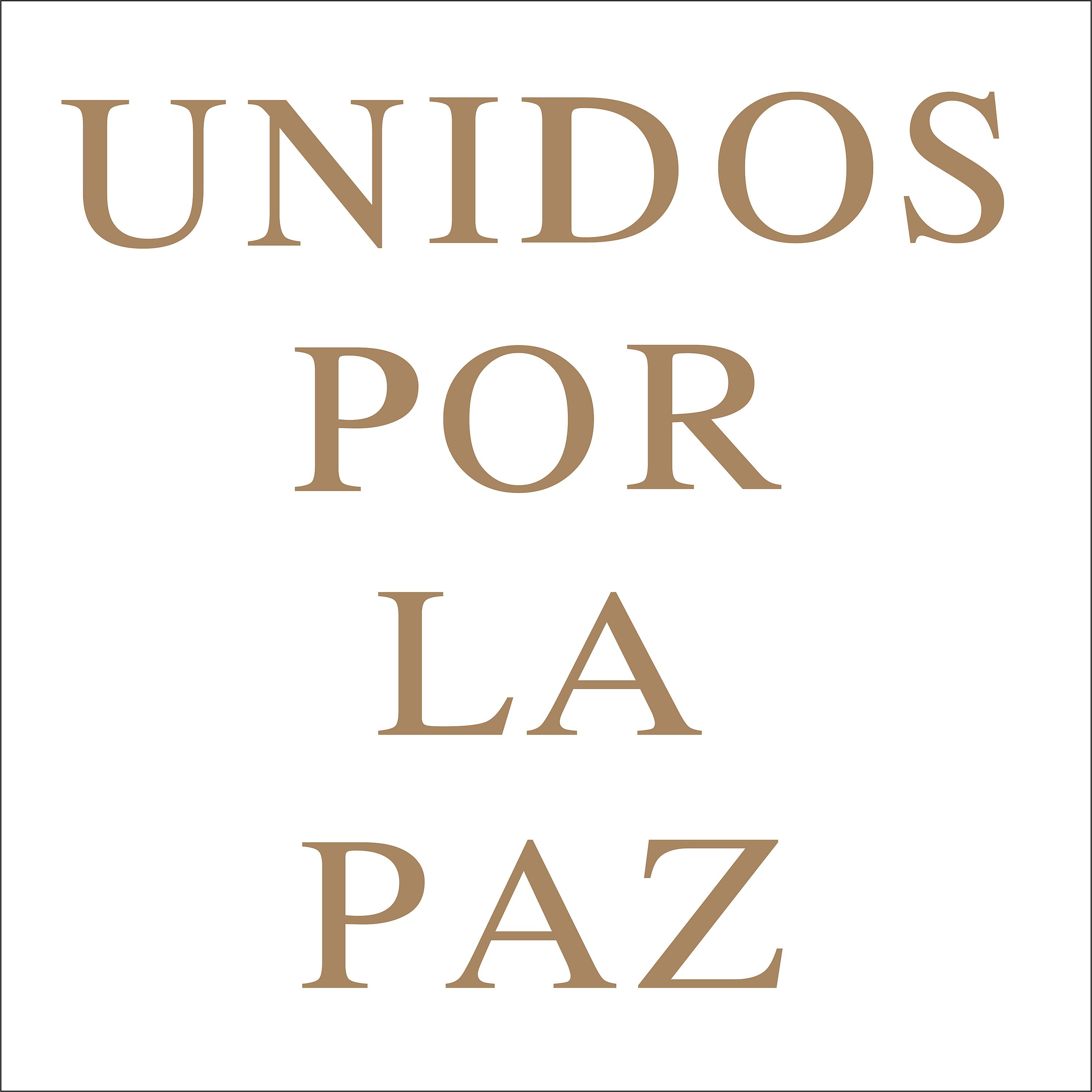 Постер альбома Unidos por la Paz