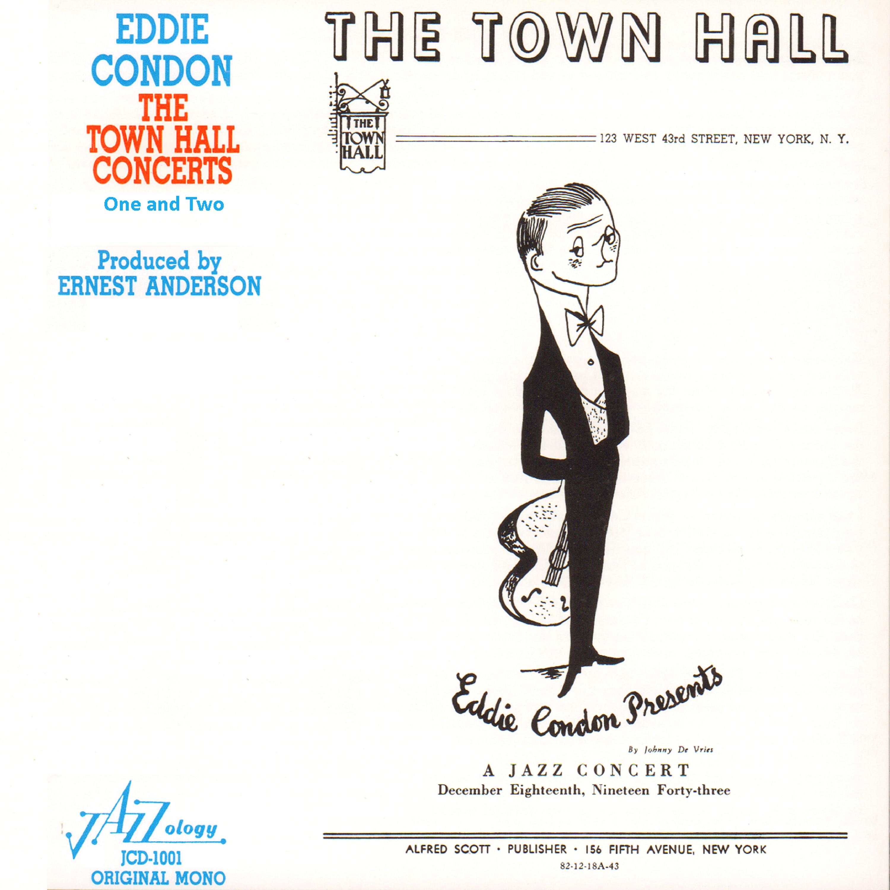 Постер альбома The Town Hall Concerts One and Two