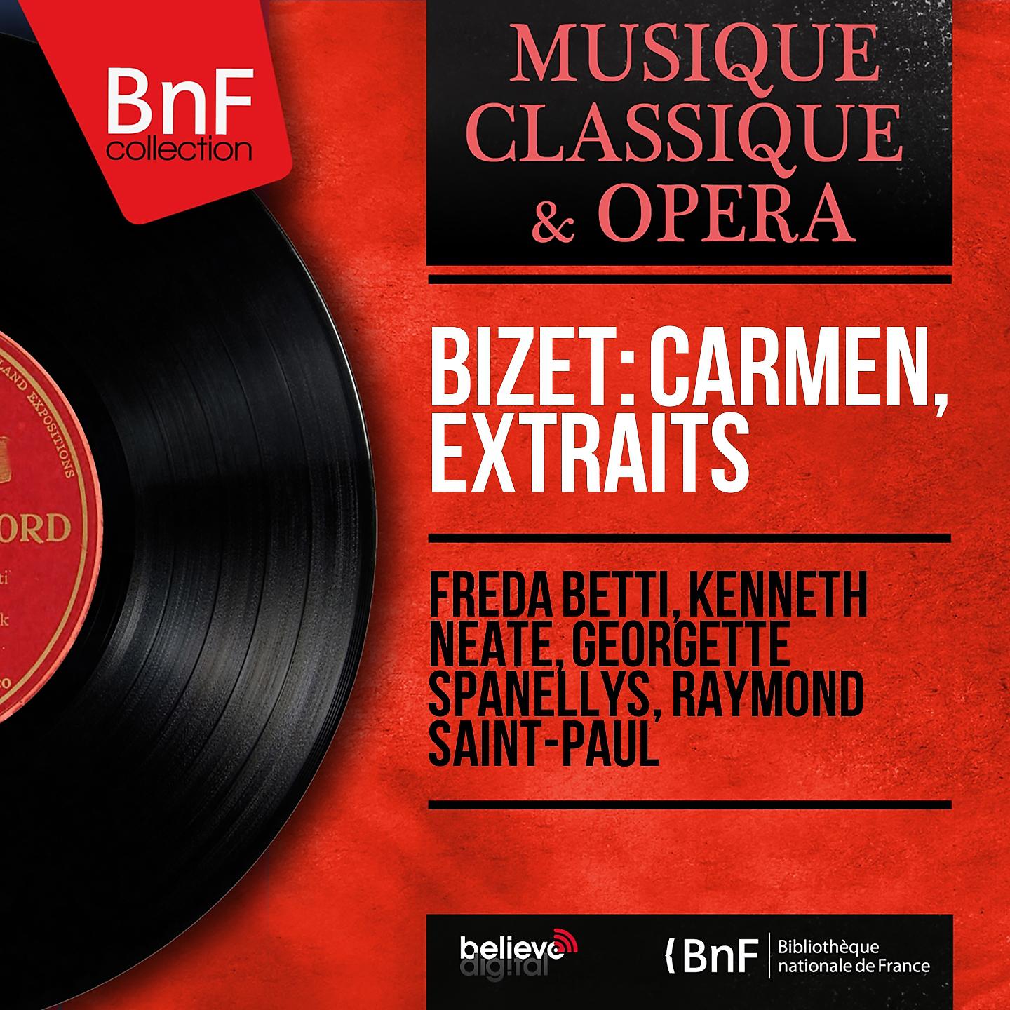 Постер альбома Bizet: Carmen, extraits
