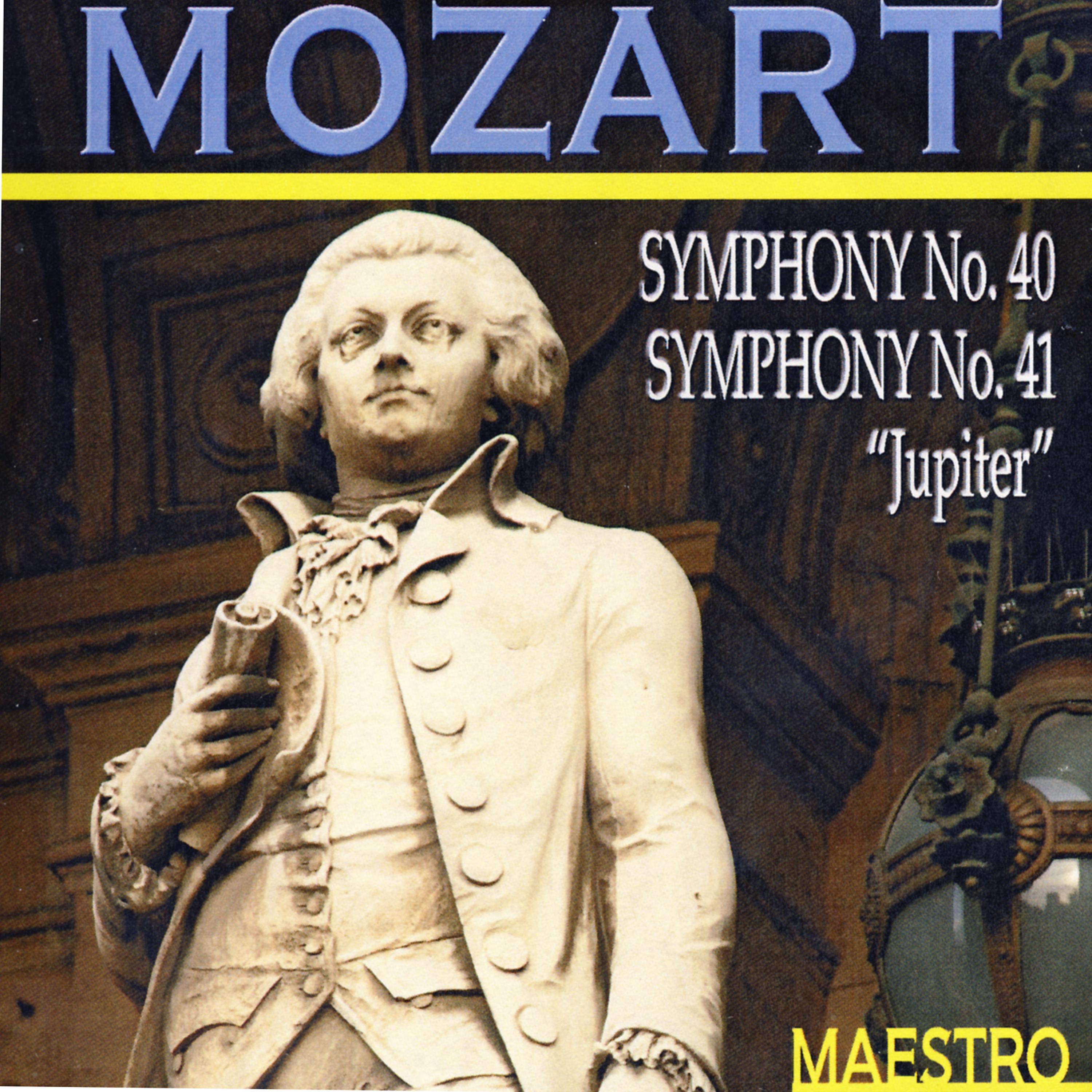 Постер альбома Mozart: Symphonies No 40 and 41, "Jupiter"