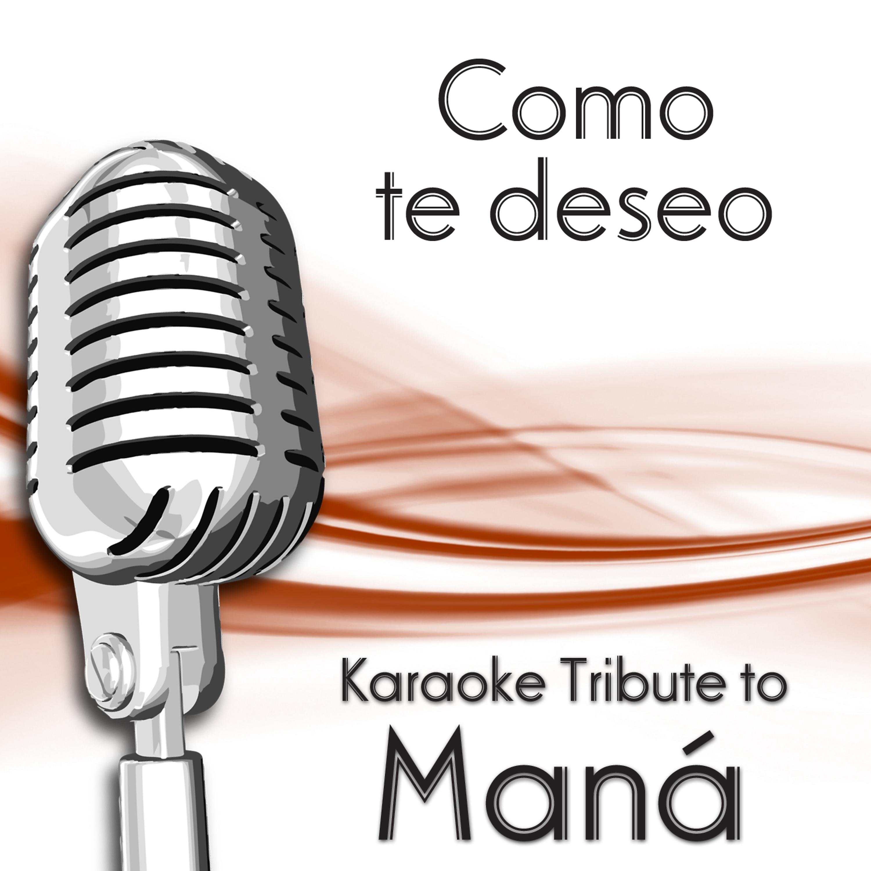 Постер альбома Como Te Deseo (Karaoke Tribute To Maná)
