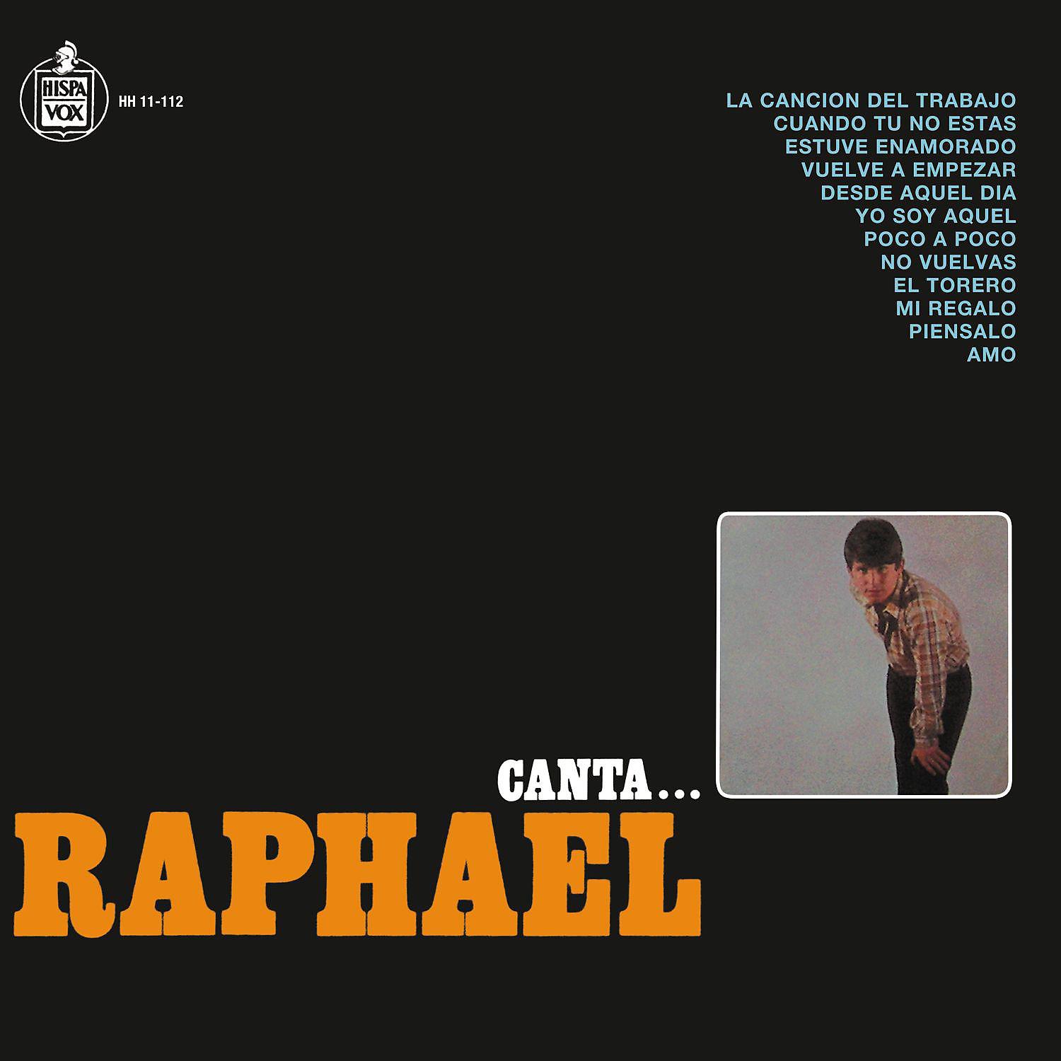 Постер альбома Canta...Raphael