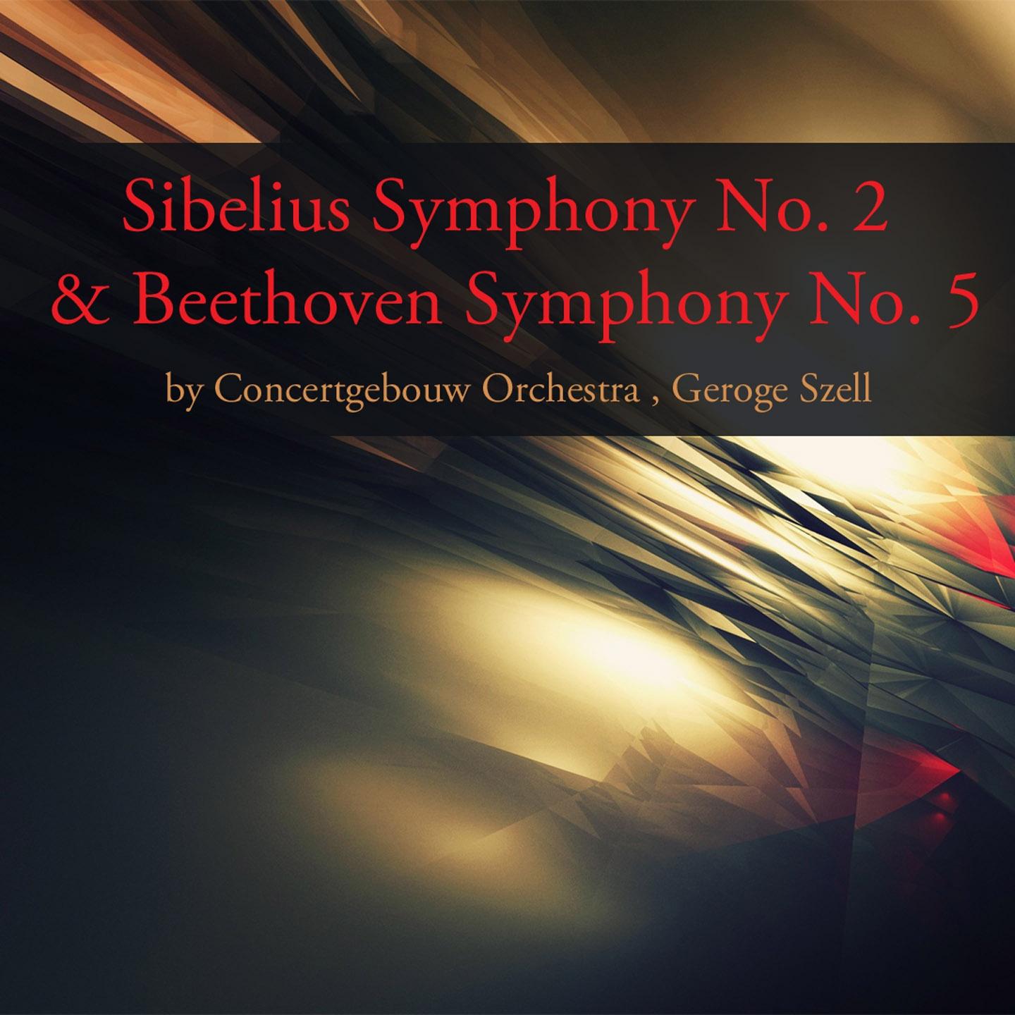 Постер альбома Sibelius: Symphony No. 2 - Beethoven: Symphony No. 5