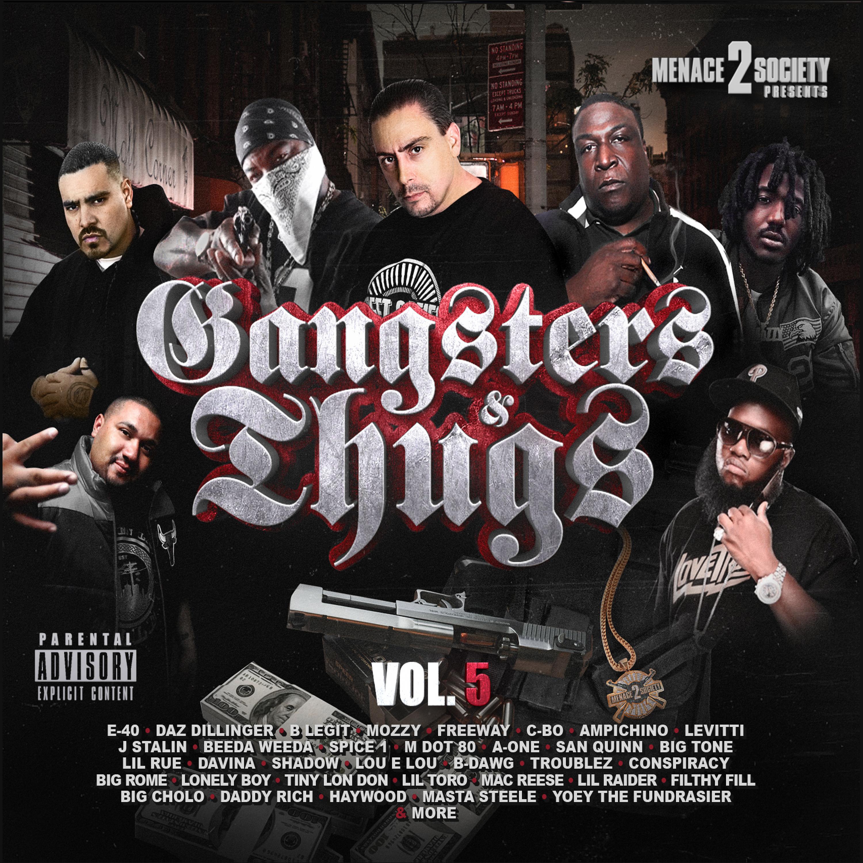 Постер альбома Menace 2 Society Presents: Gangsters & Thugs, Vol. 5