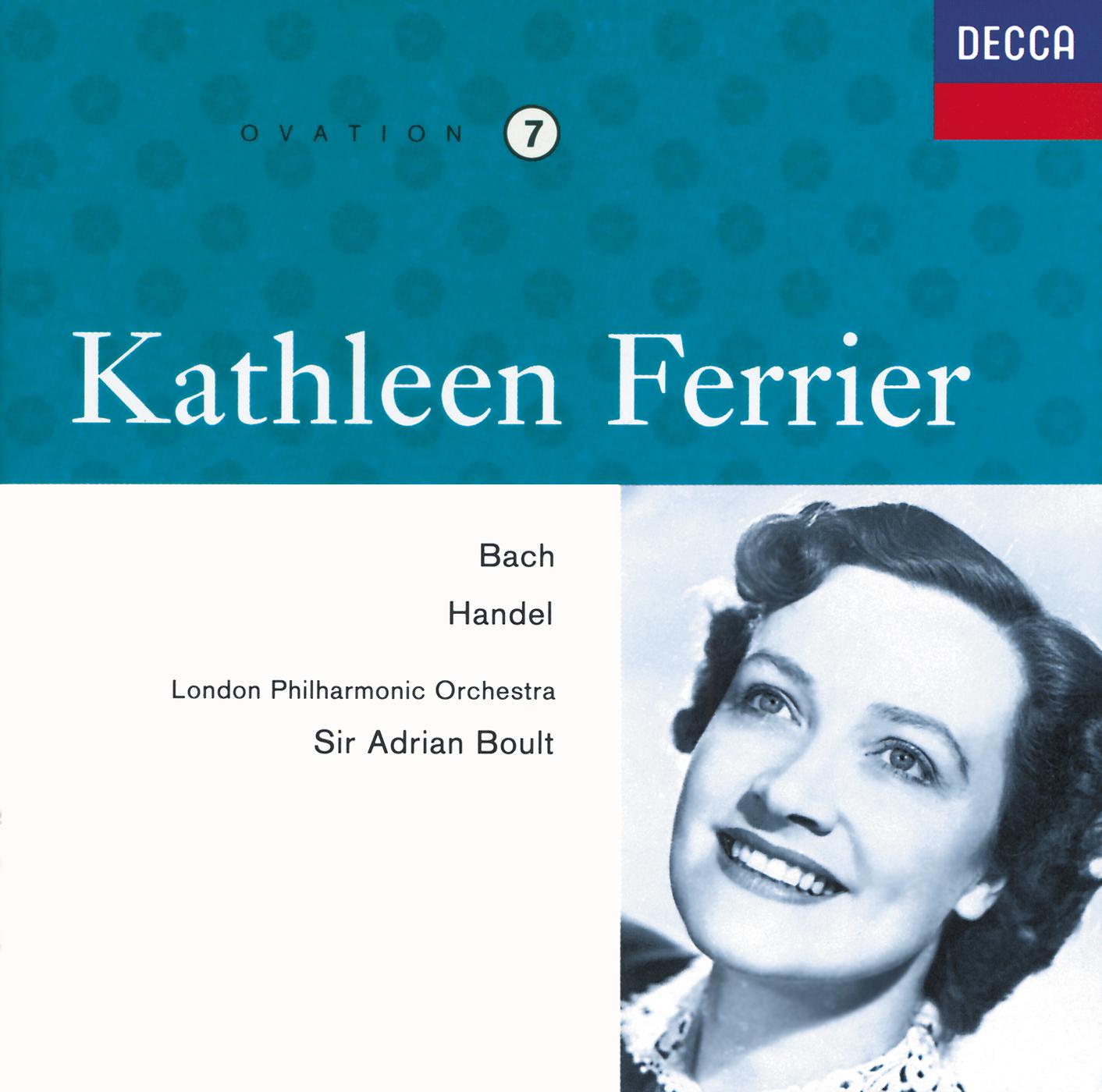 Постер альбома Kathleen Ferrier Vol. 7 - Bach / Handel