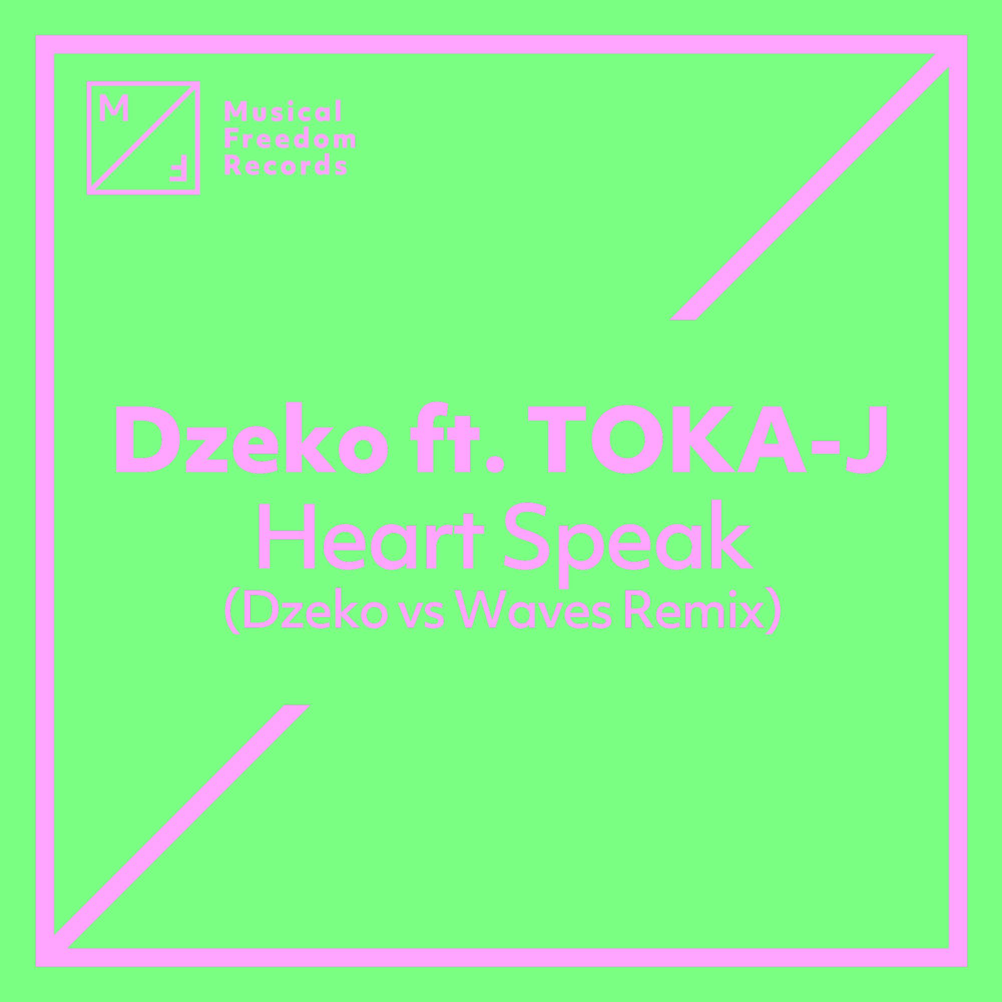 Постер альбома Heart Speak (feat. TOKA-J) [Dzeko vs. Waves Remix]