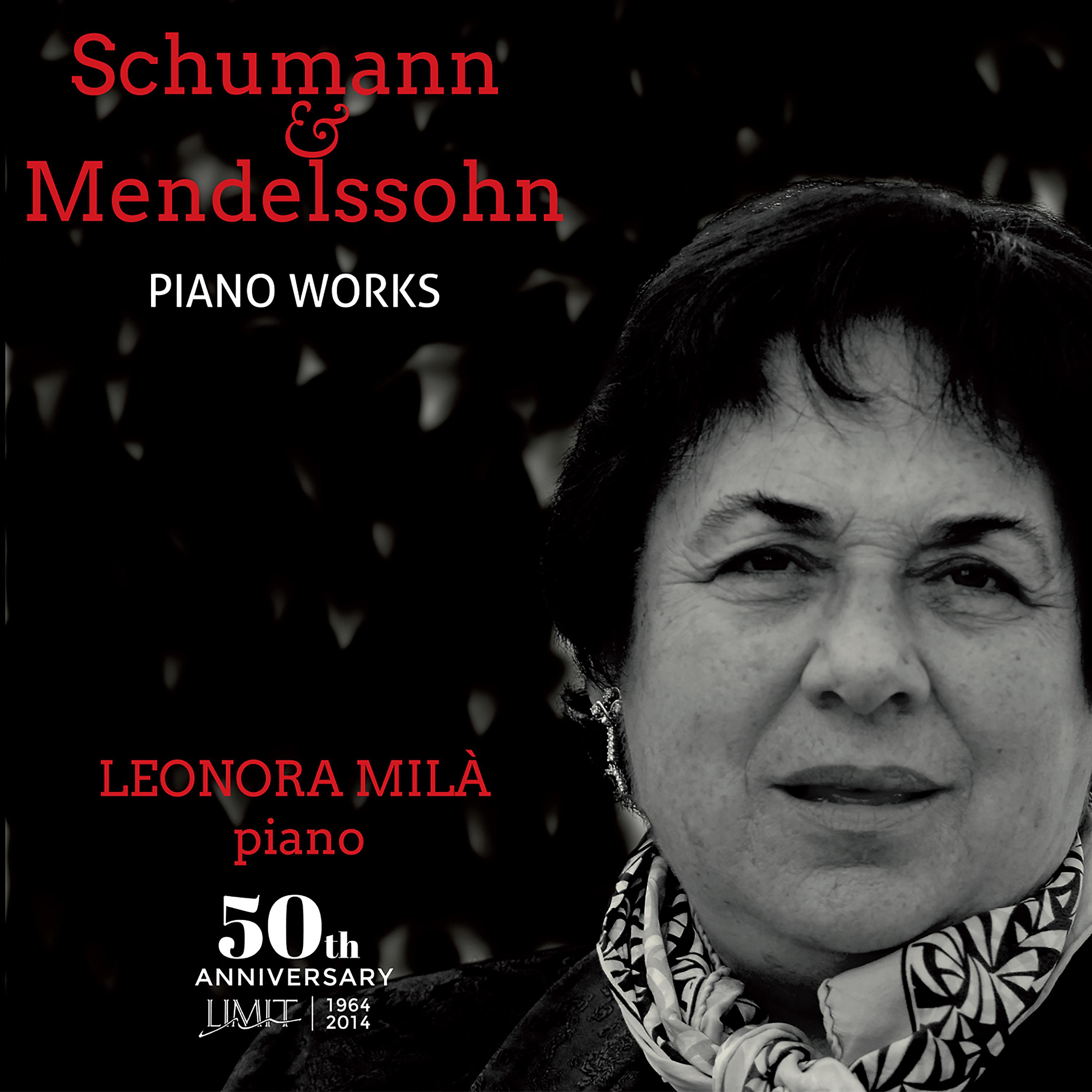 Постер альбома Schumann and Mendelssohn: Piano Works I