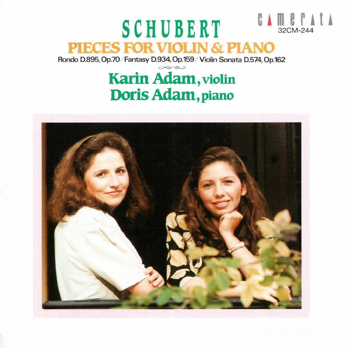 Постер альбома Schubert: Pieces for Violin & Piano