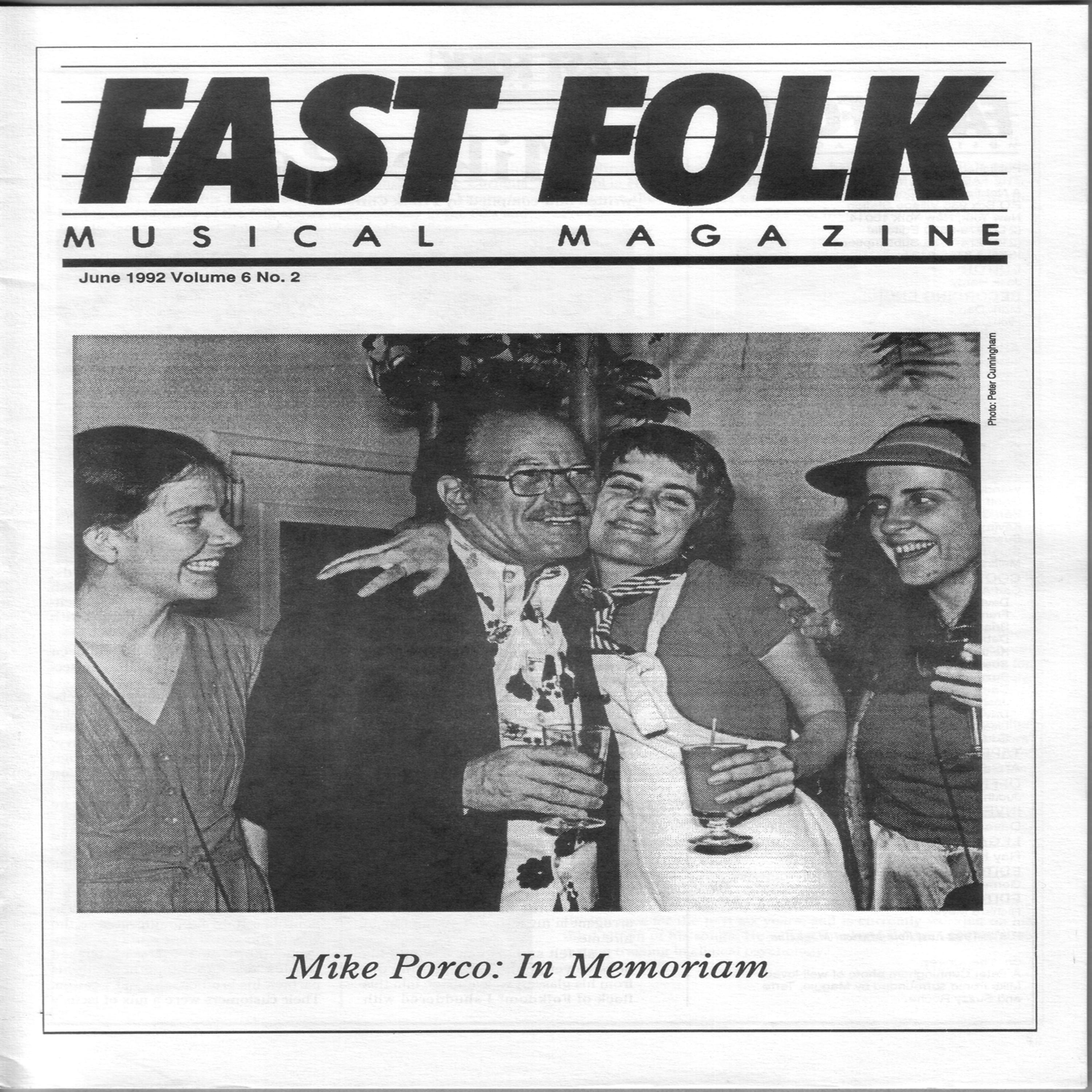 Постер альбома Fast Folk Musical Magazine (Vol. 6, No. 2) Mike Porco In Memoriam
