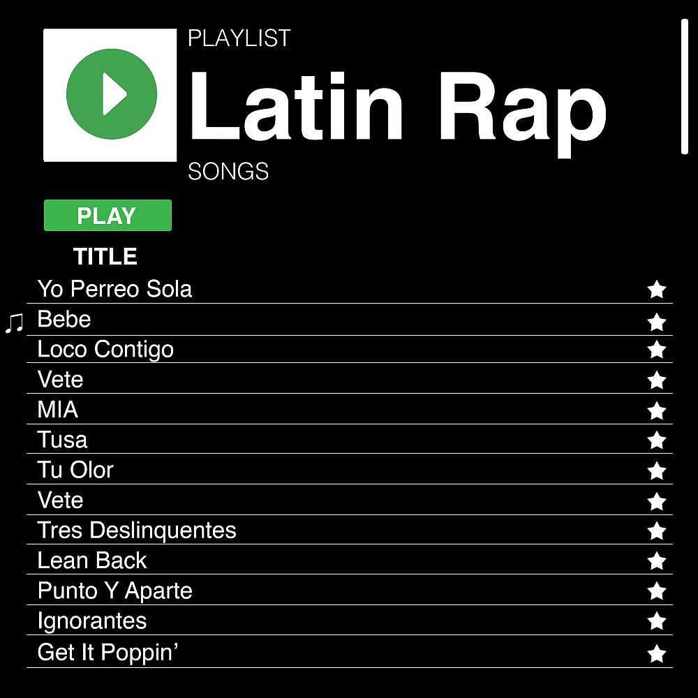 Постер альбома Latin Rap