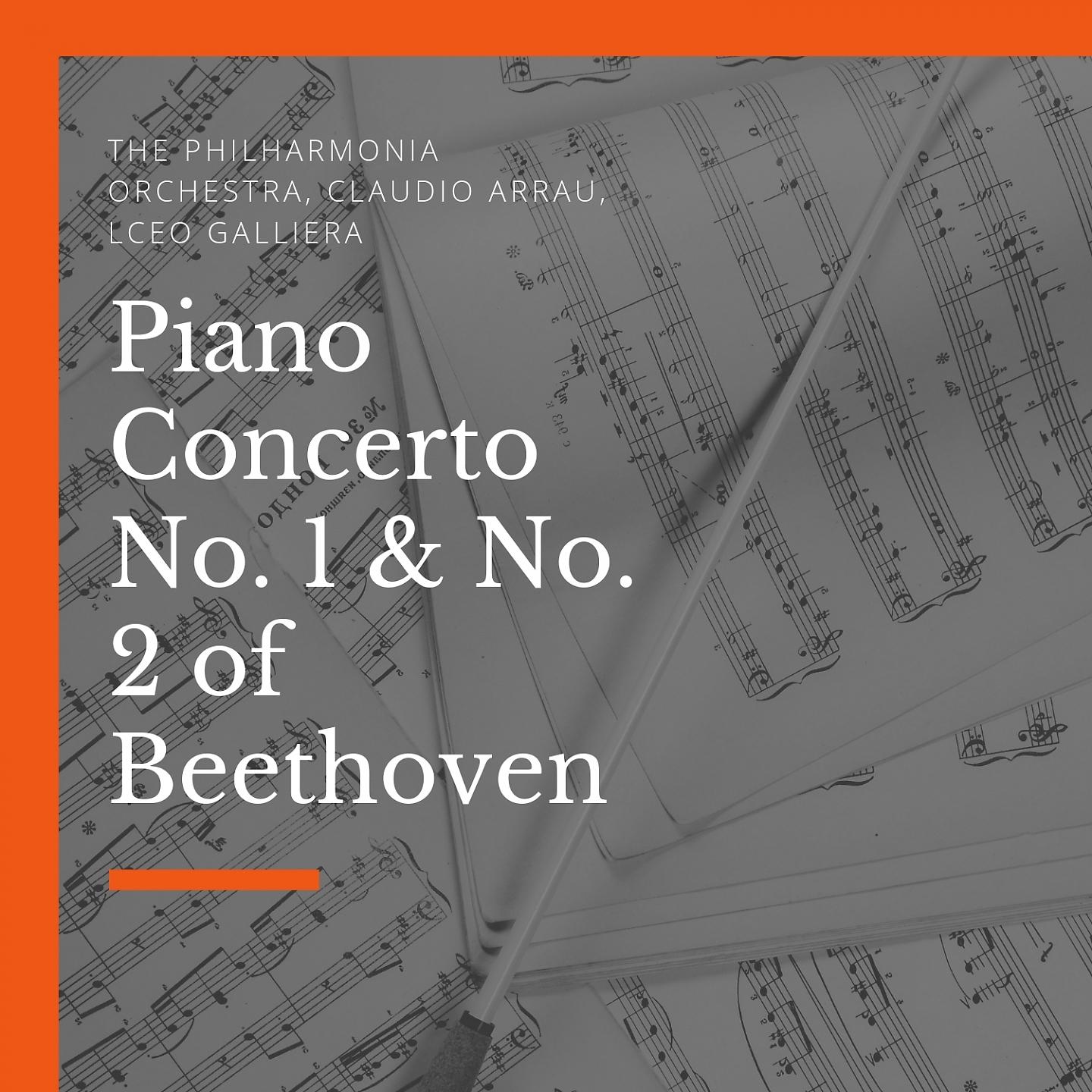 Постер альбома Piano Concerto No. 1 & No. 2 of Beethoven