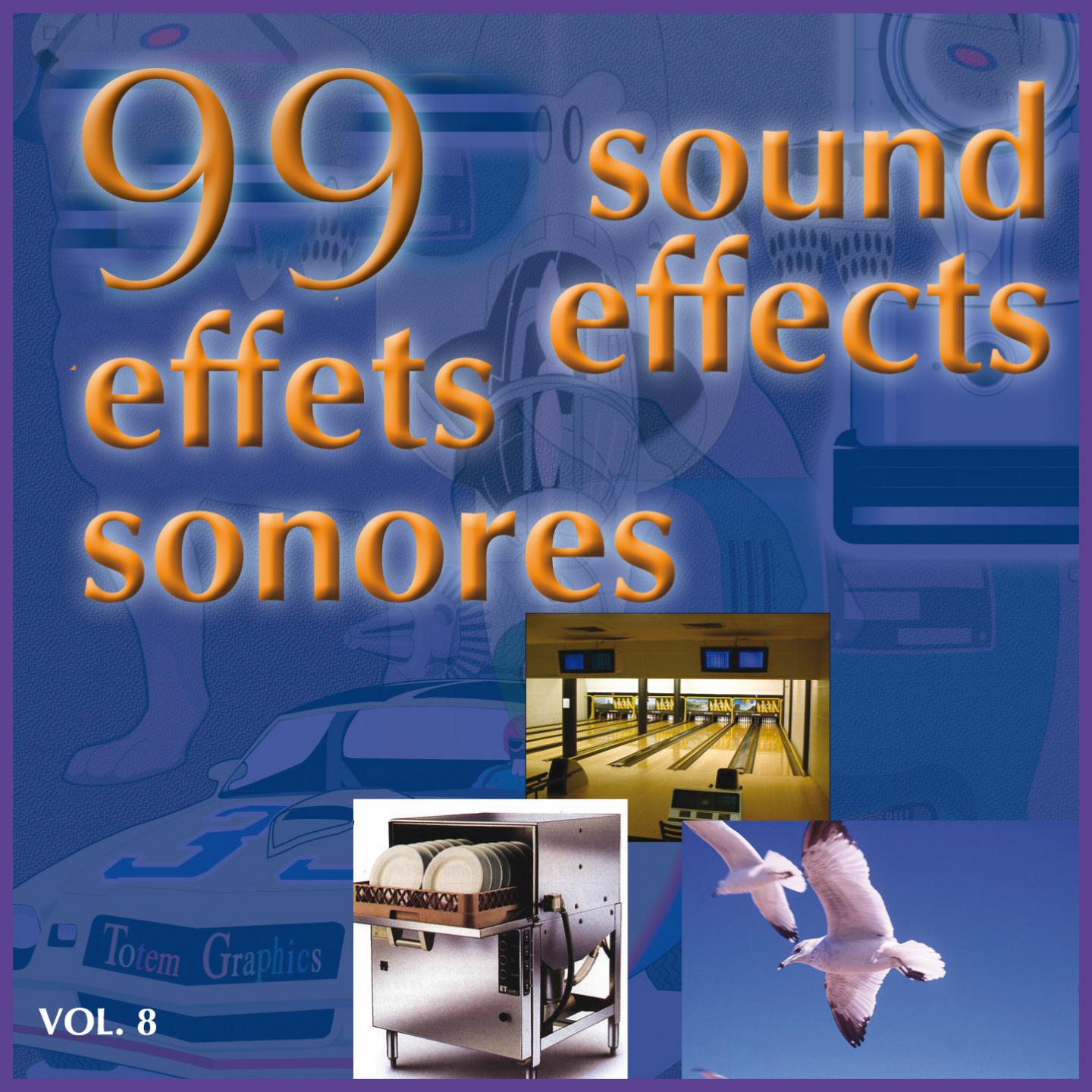 Постер альбома 99 effets sonores, Vol. 8