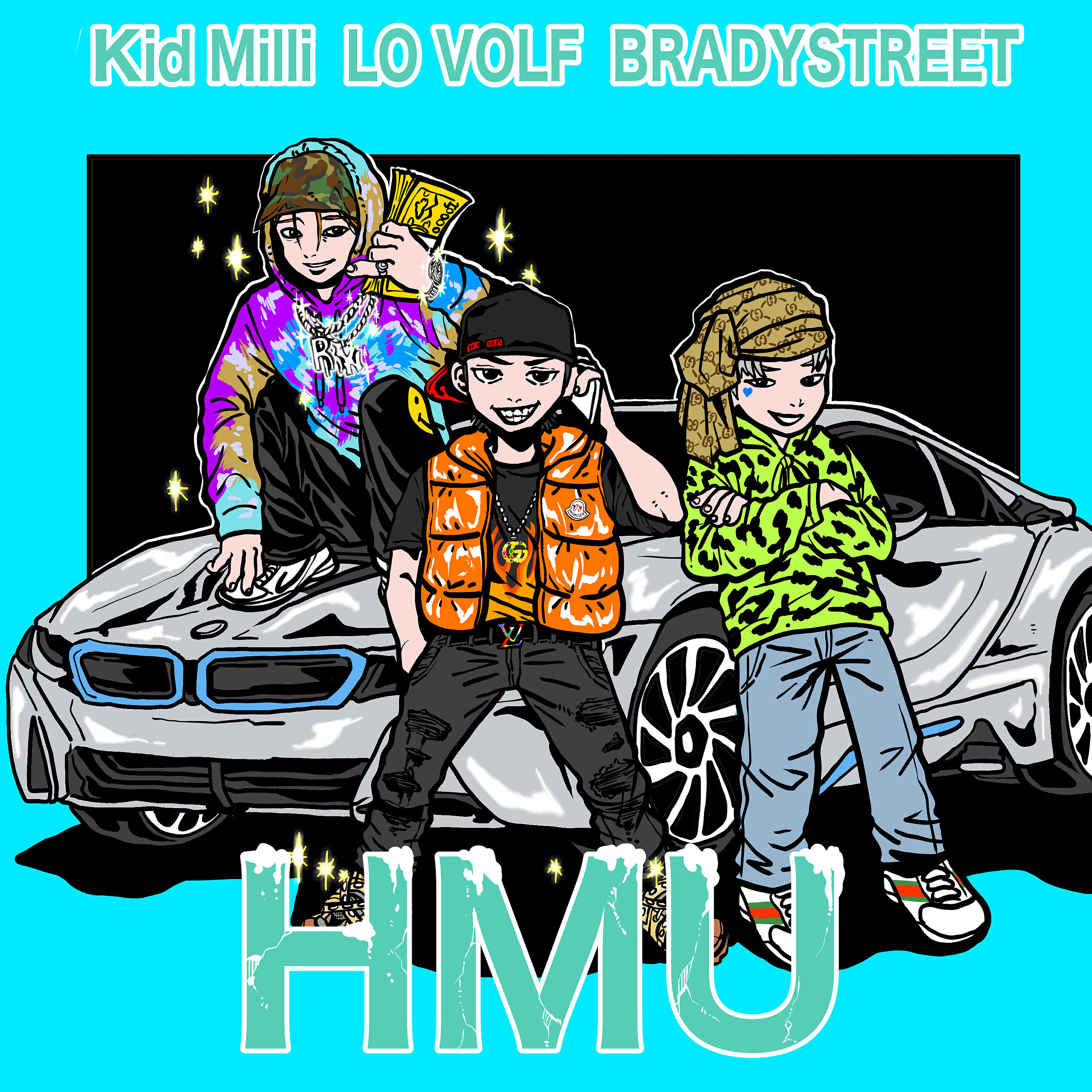 LO VOLF - HMU (feat. Kid Milli & BRADYSTREET)