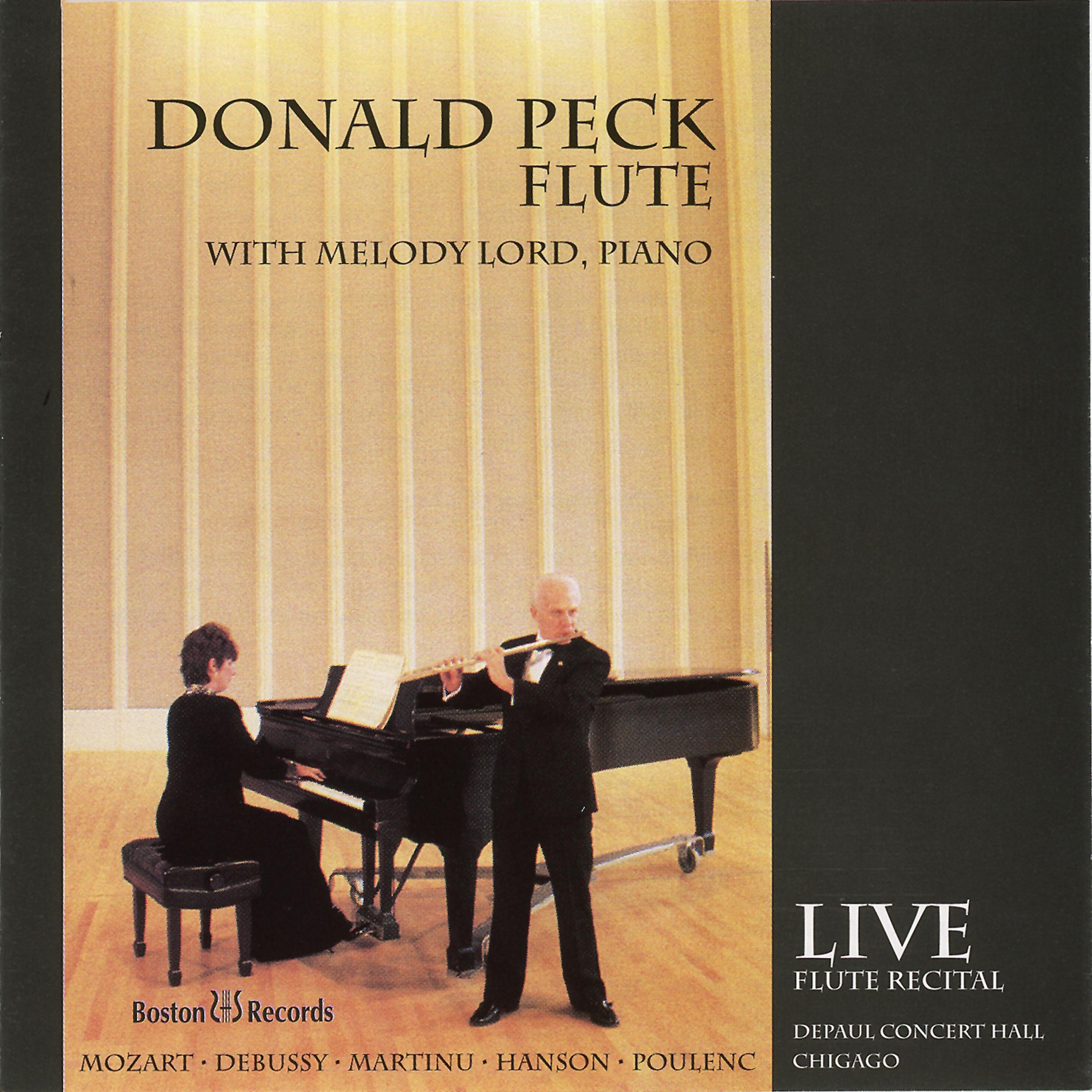 Постер альбома Live Flute Recital