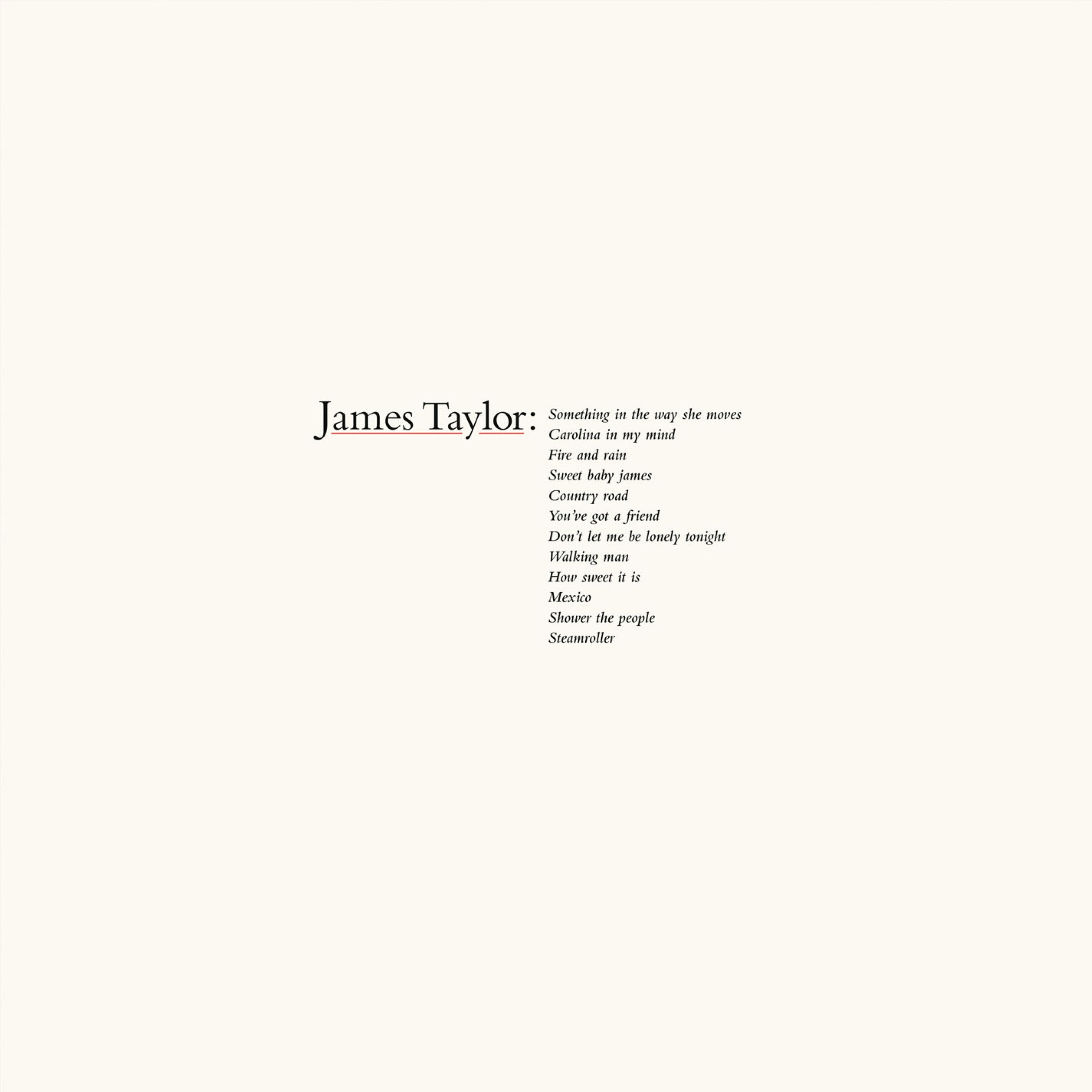 Постер альбома James Taylor's Greatest Hits (2019 Remaster)
