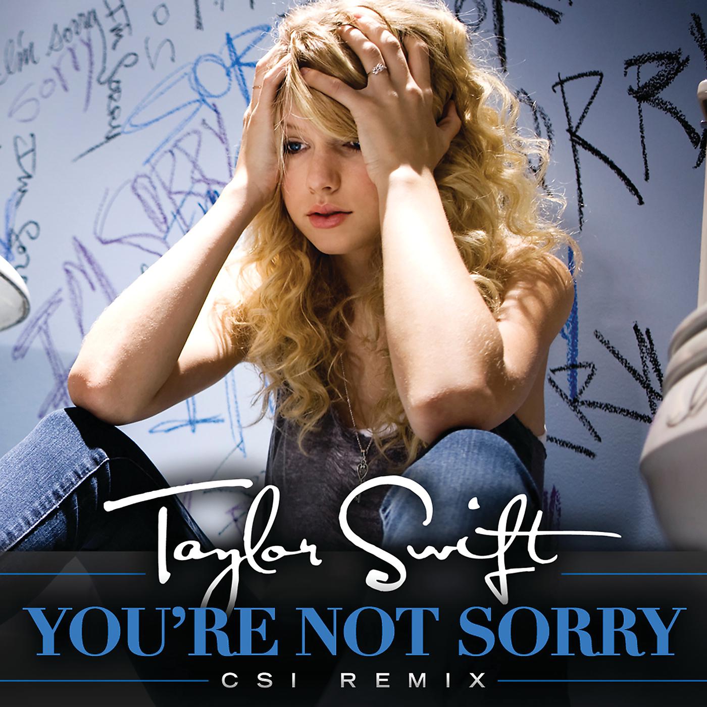 Постер альбома You're Not Sorry
