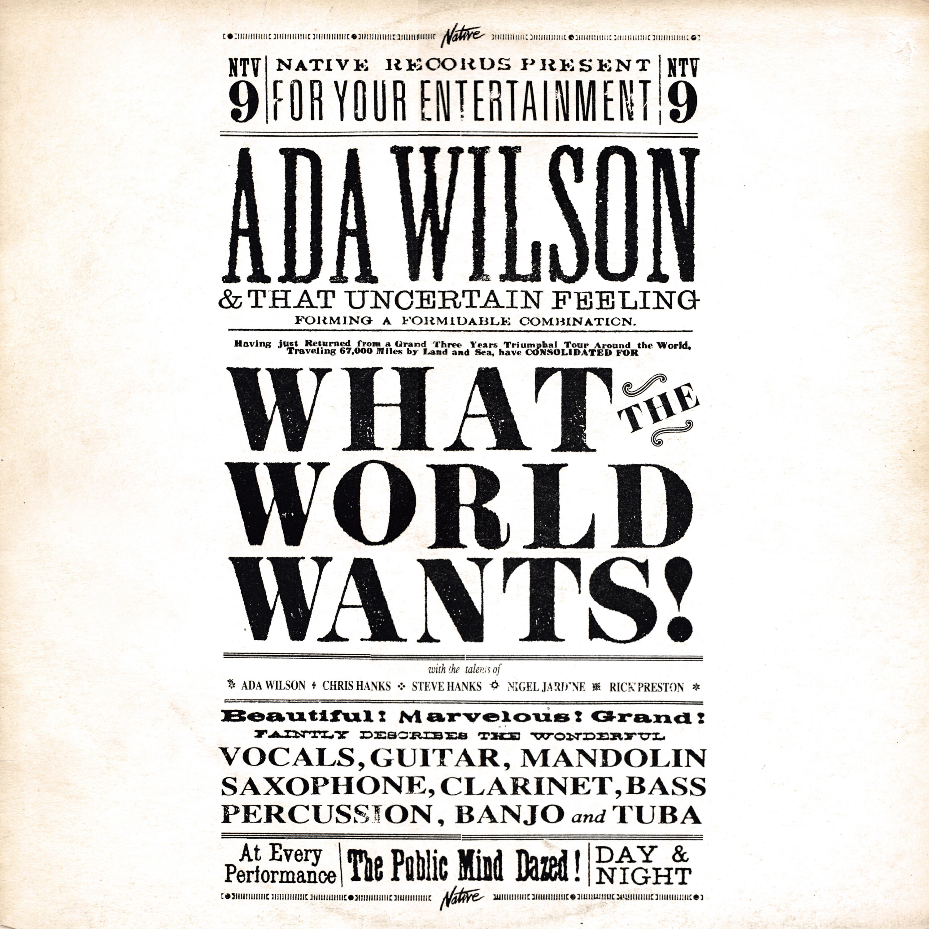 Ada Wilson & That Uncertain Feeling - Just The Job