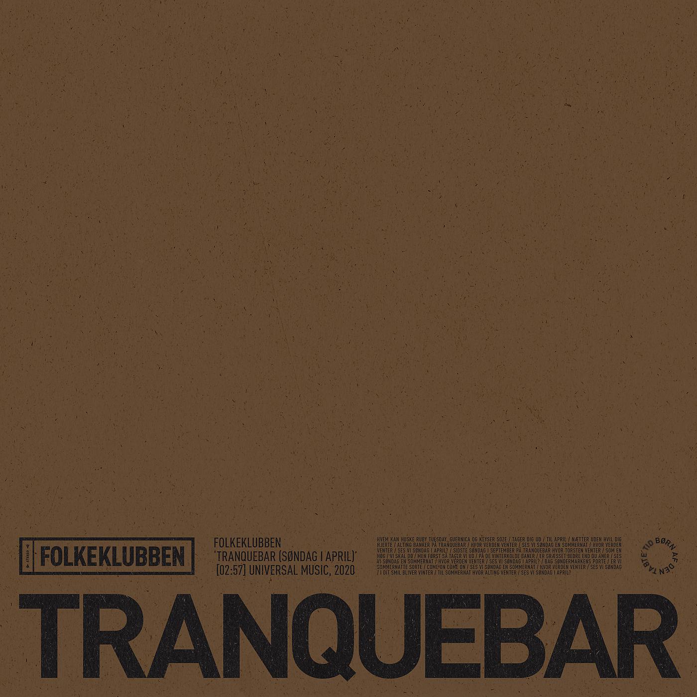 Постер альбома Tranquebar (Søndag I April)