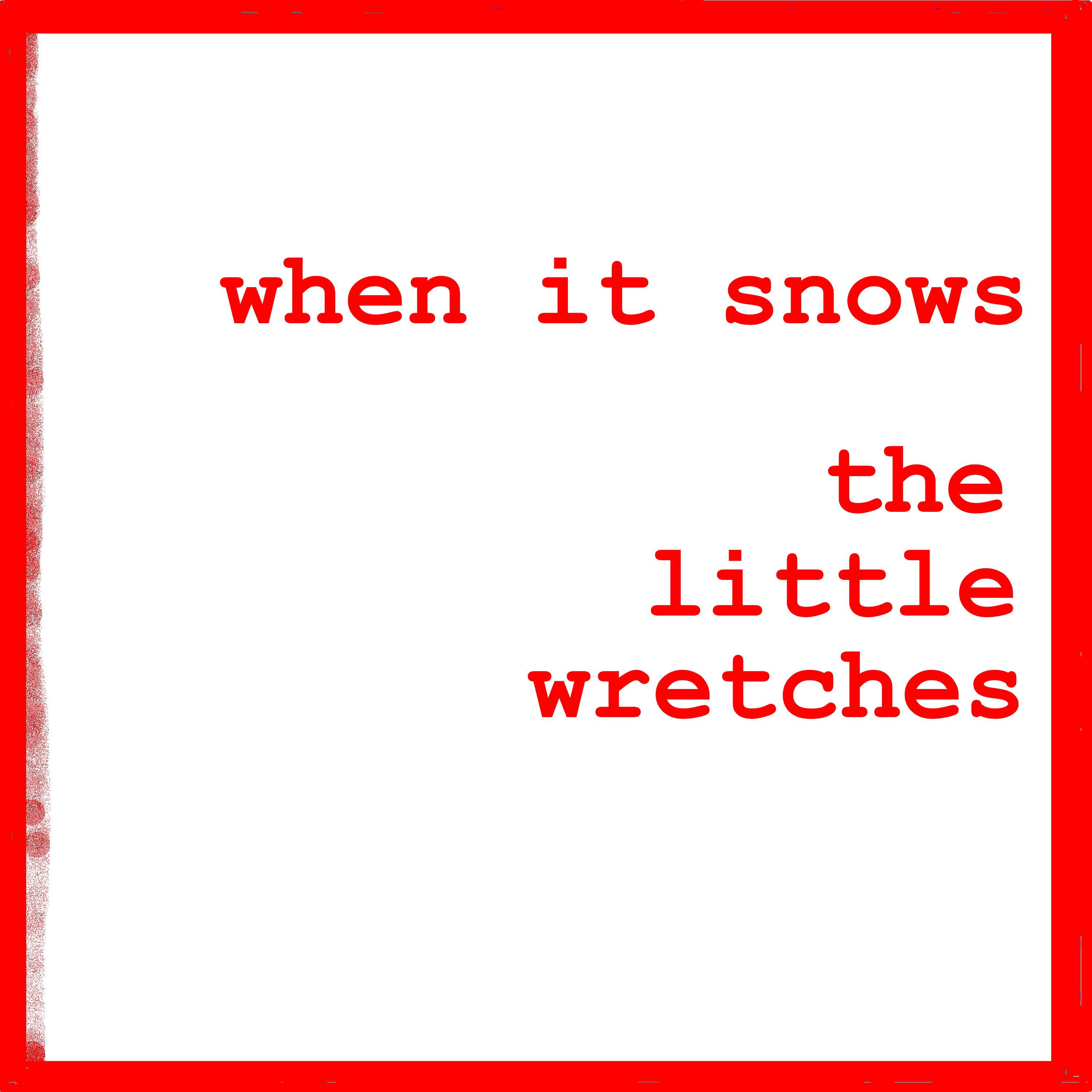 Постер альбома When It Snows