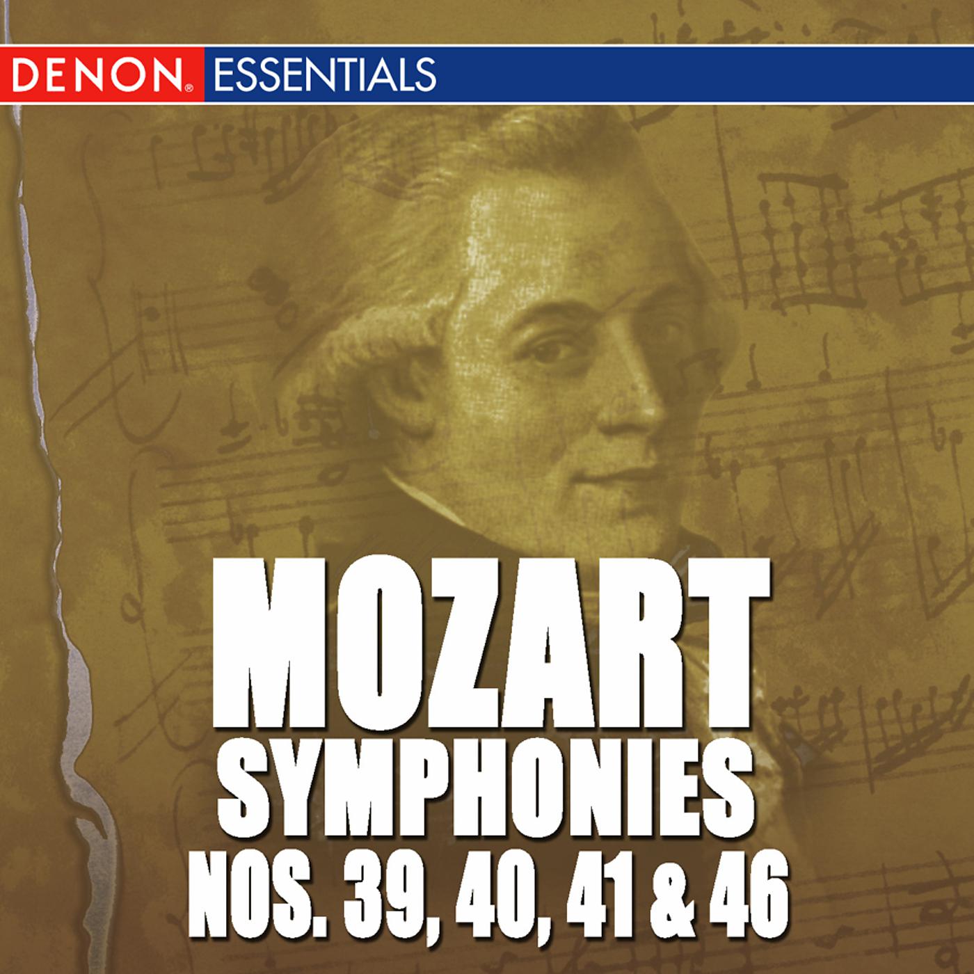 Постер альбома Mozart: Symphonies - Vol. 8 - No. 39, 40, 41 "Jupiter" & 46 "Posth"